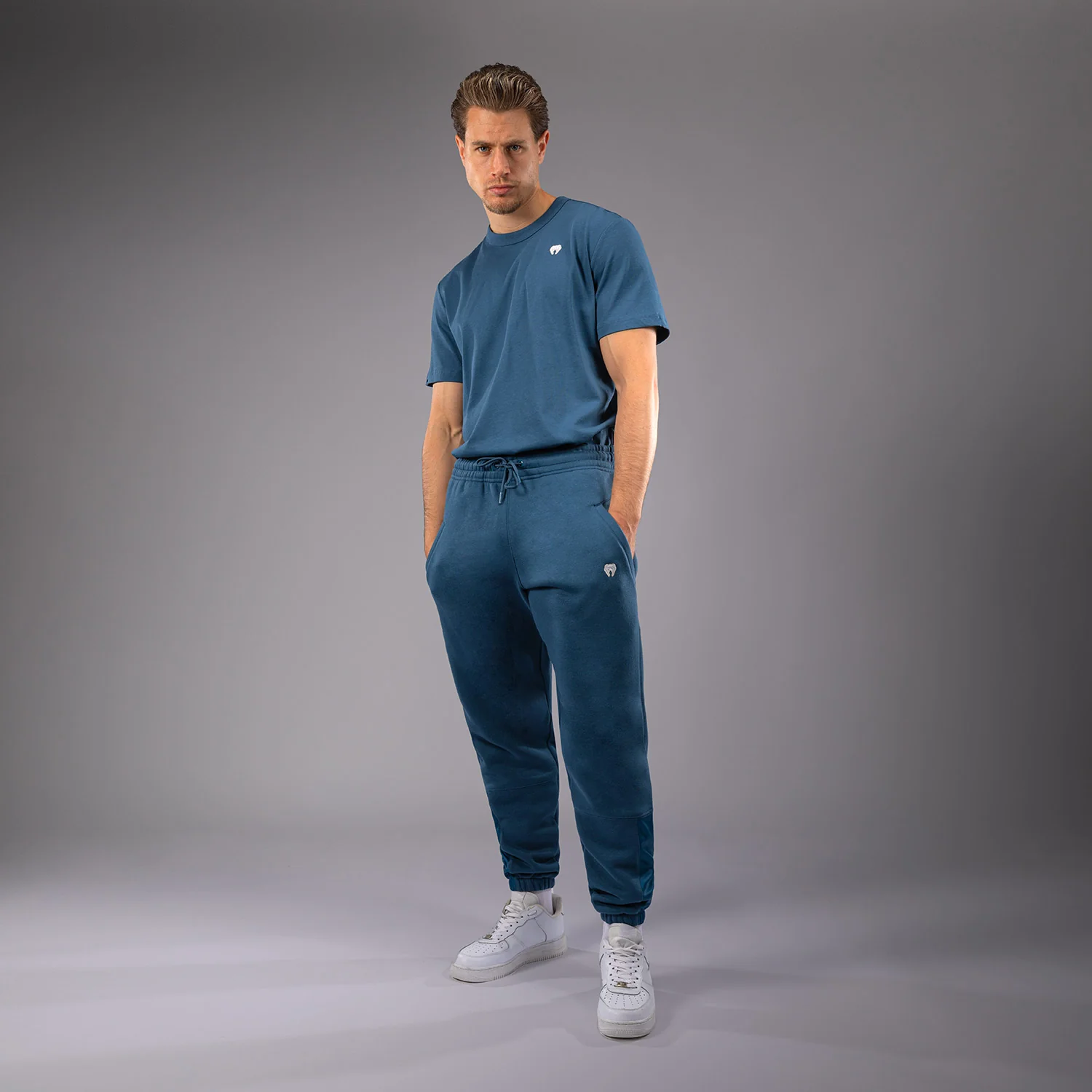 Venum Silent Power Joggers - Peacock Blue - Image 2