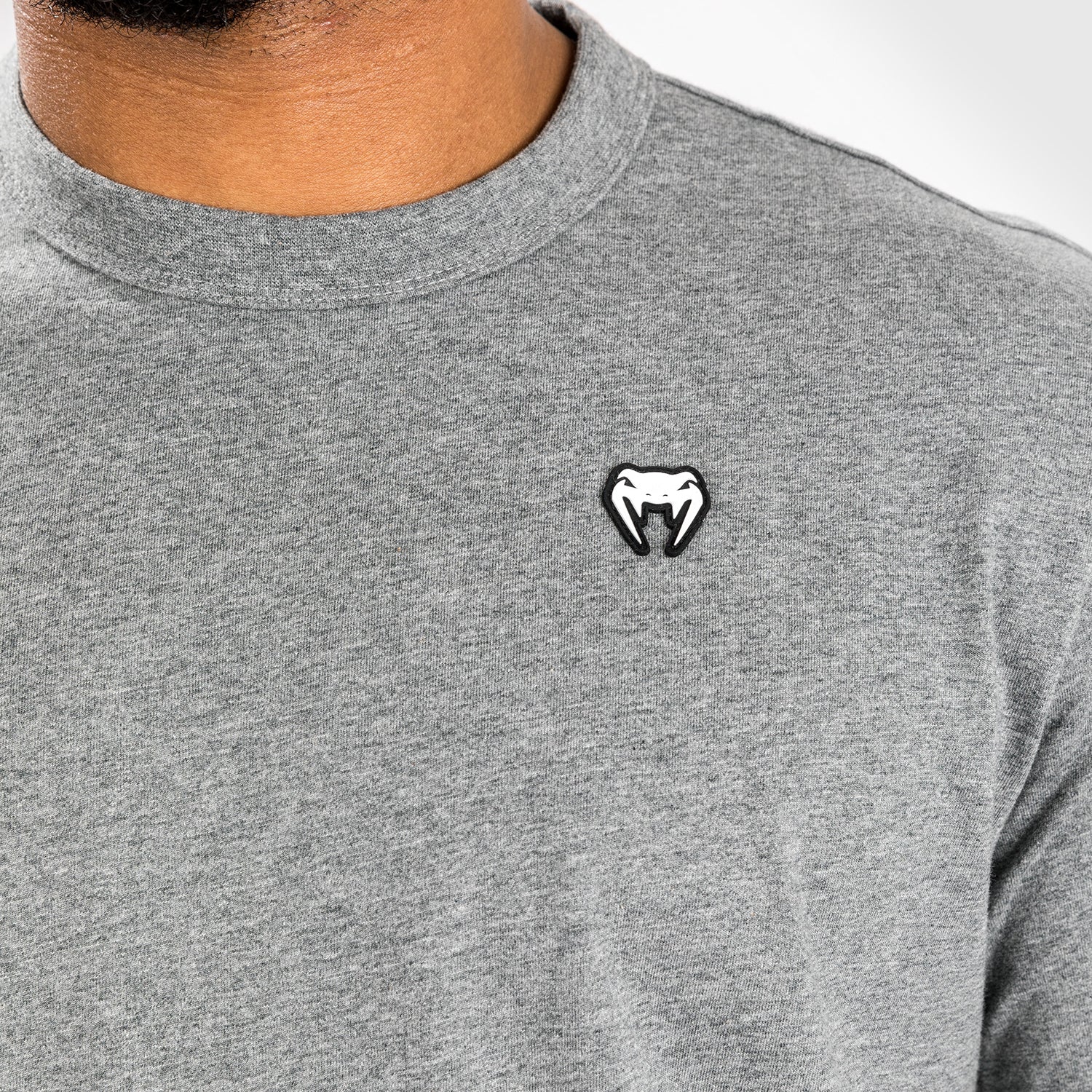 Venum Silent Power Lite T-Shirt - Light Heather Grey - Image 5