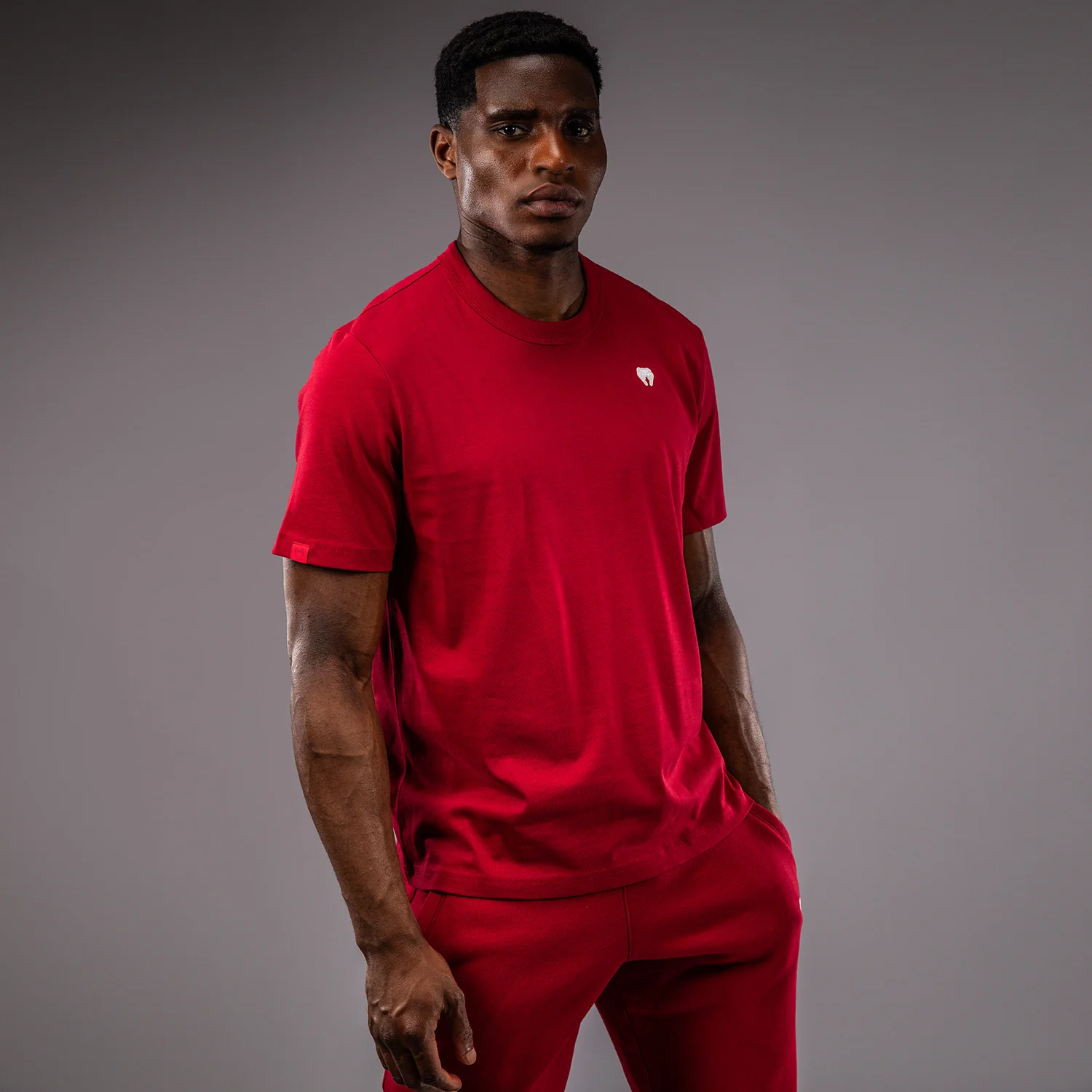 Venum Silent Power T-Shirt - Cherry Red - Image 2
