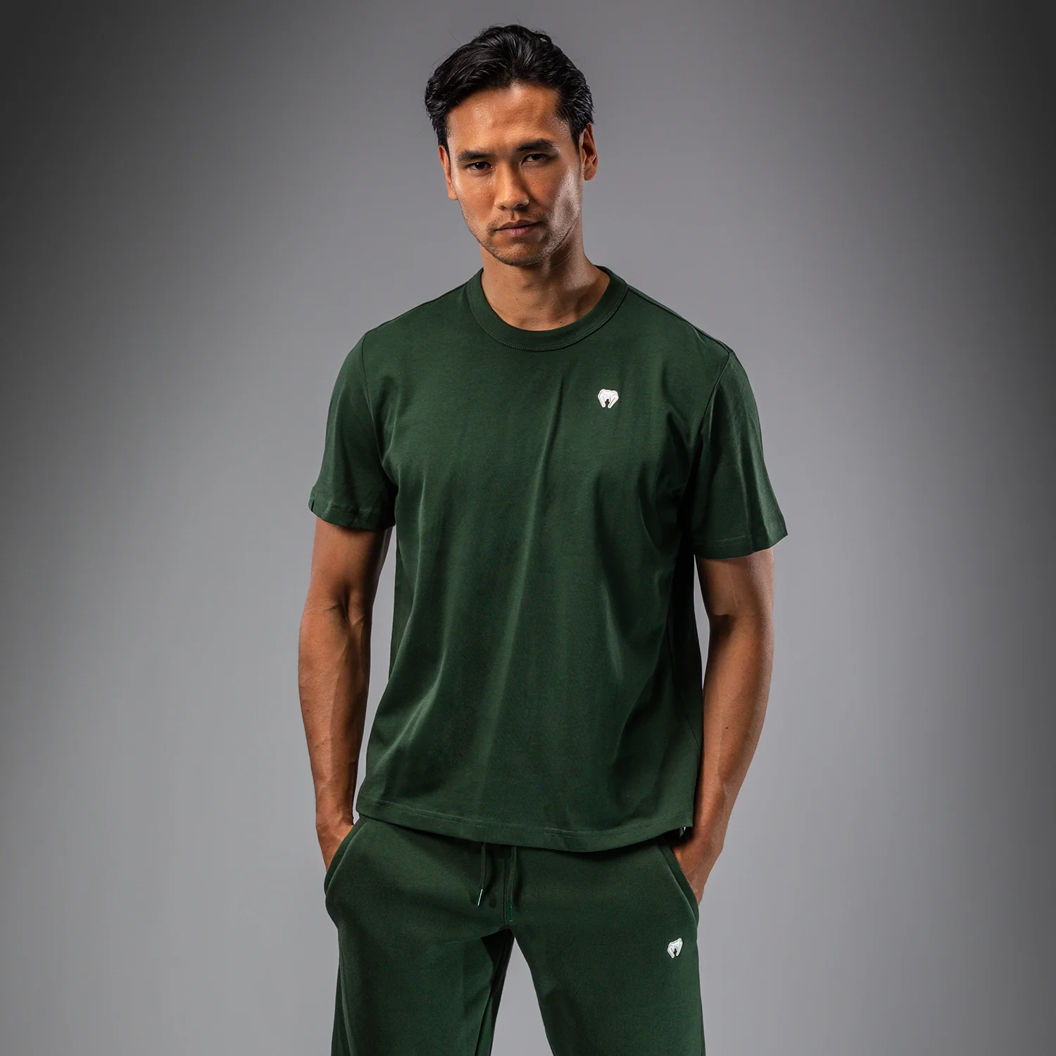 Venum Silent Power T-Shirt - Forest Green - Image 2