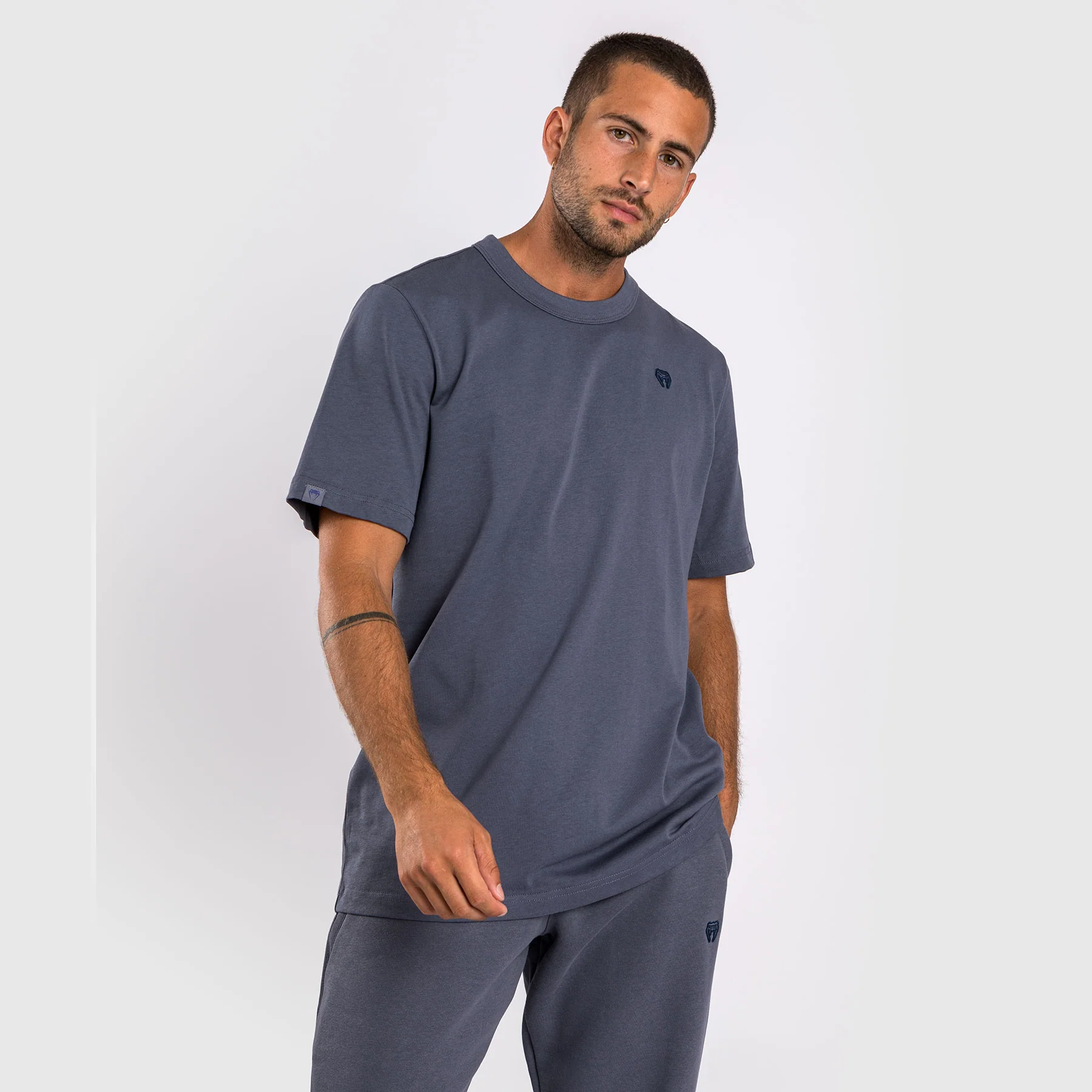Venum Silent Power T-Shirt - Navy Blue - Image 2