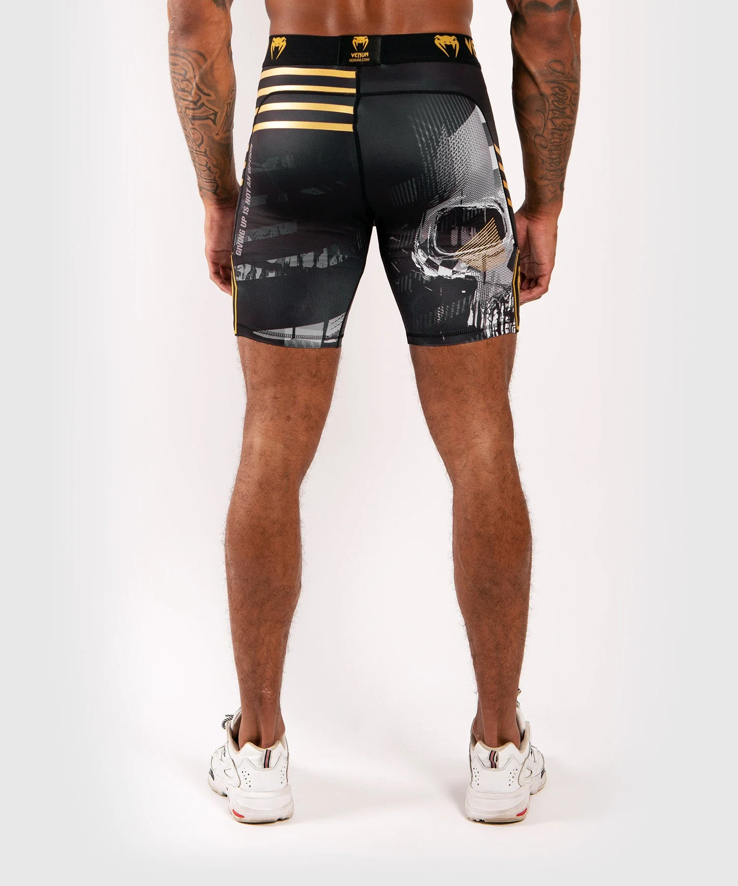 Venum Skull compression shorts - Black - Image 4