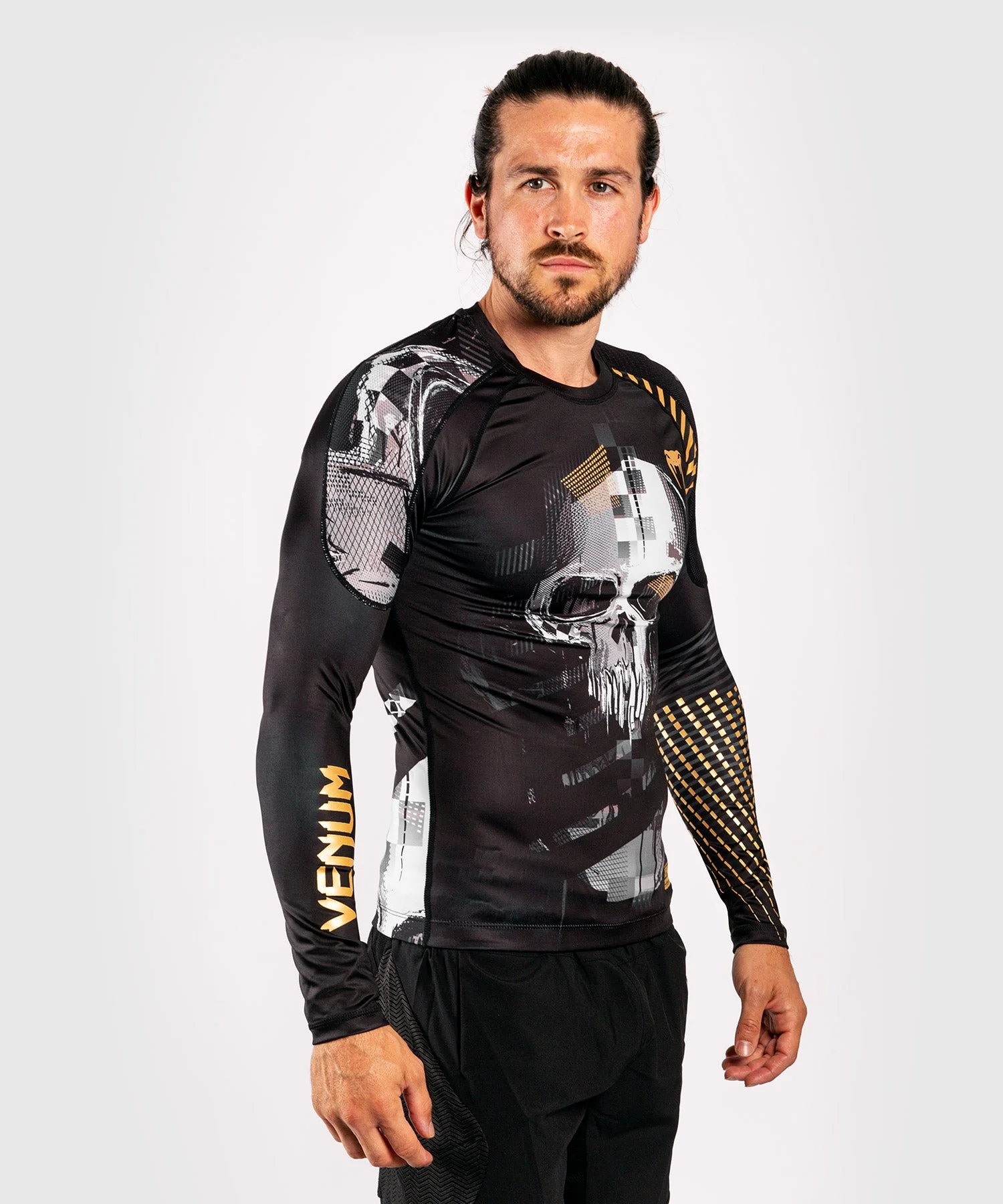 Venum Skull Rashguard - Long sleeves - Black - Image 3