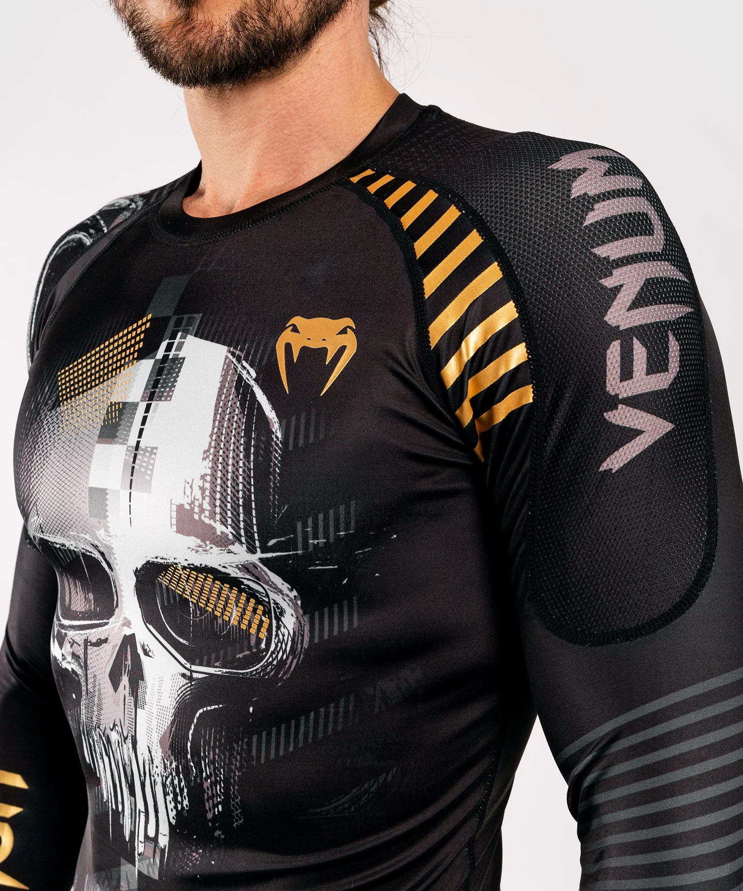 Venum Skull Rashguard - Long sleeves - Black - Image 7