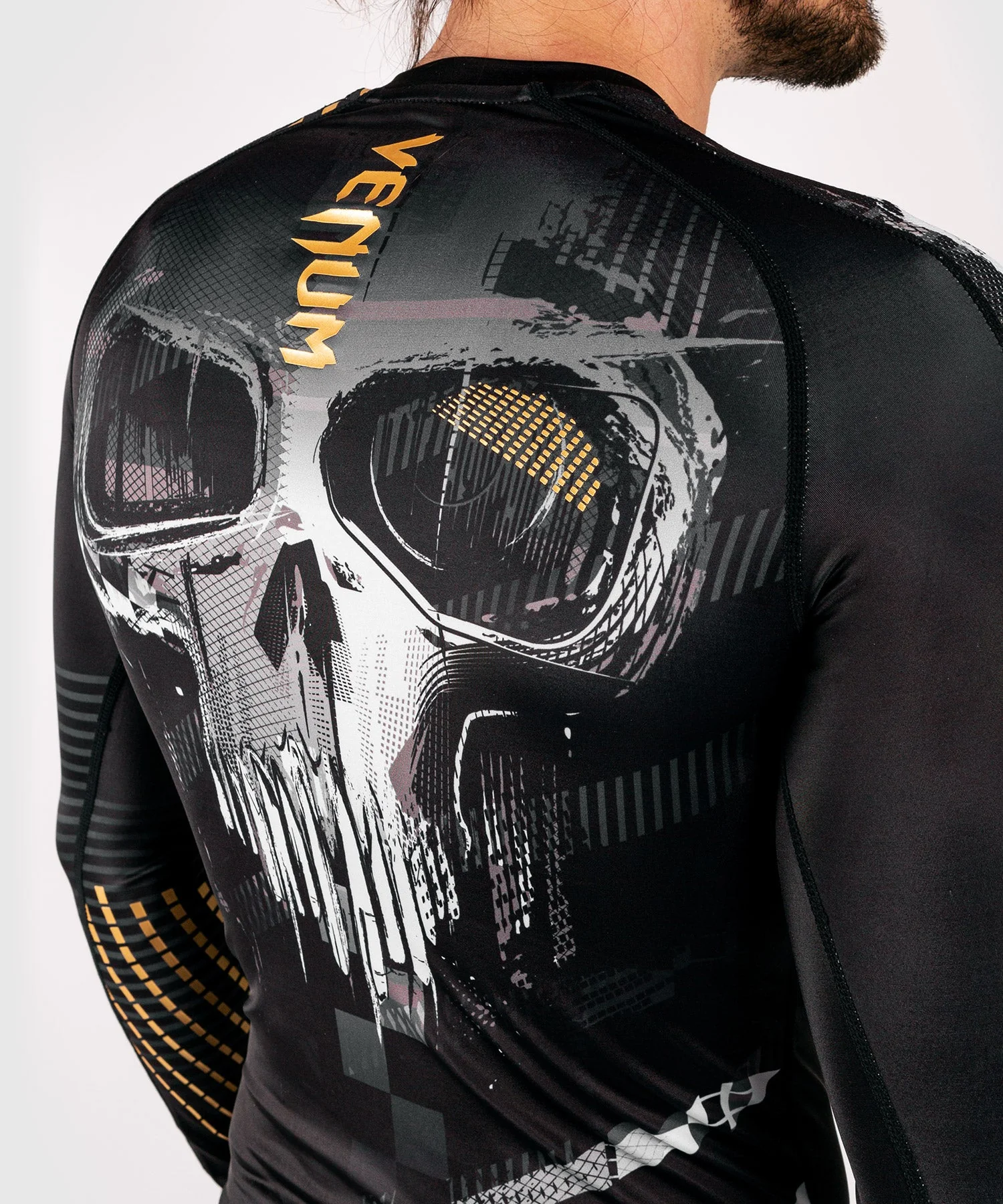 Venum Skull Rashguard - Long sleeves - Black - Image 9