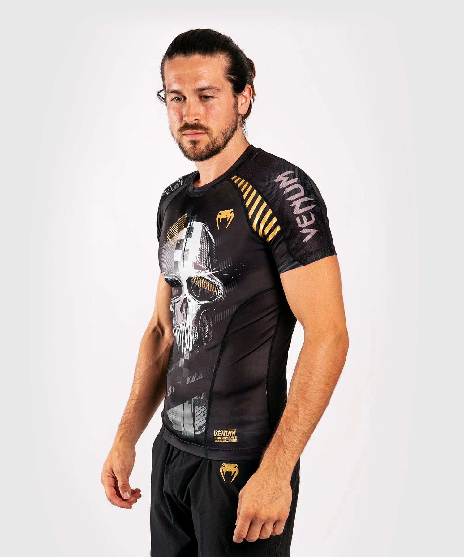 Venum Skull Rashguard - Short sleeves - Black - Image 2