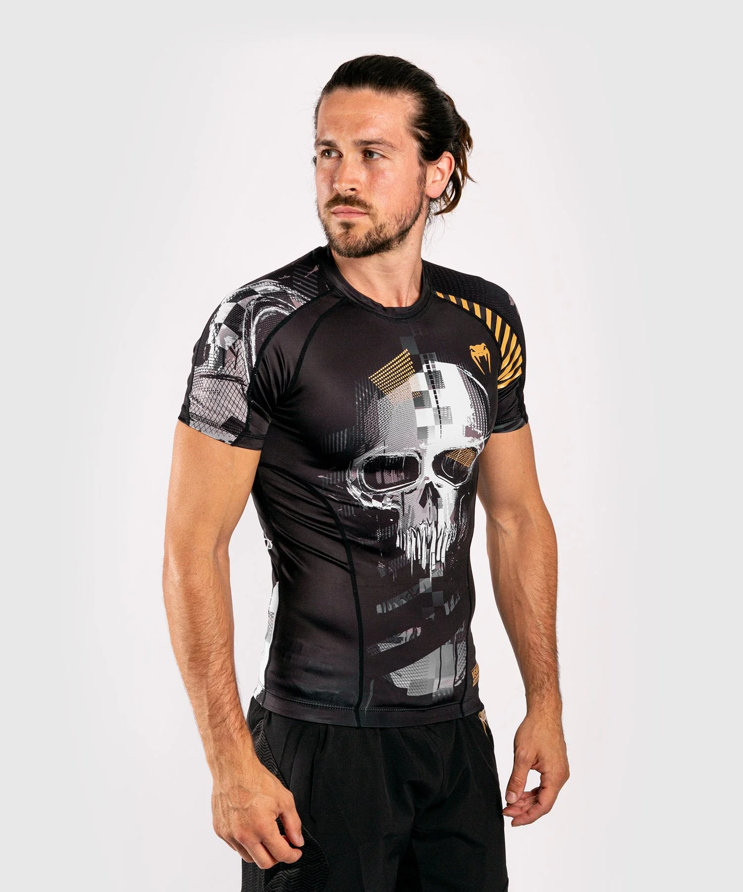 Venum Skull Rashguard - Short sleeves - Black - Image 3