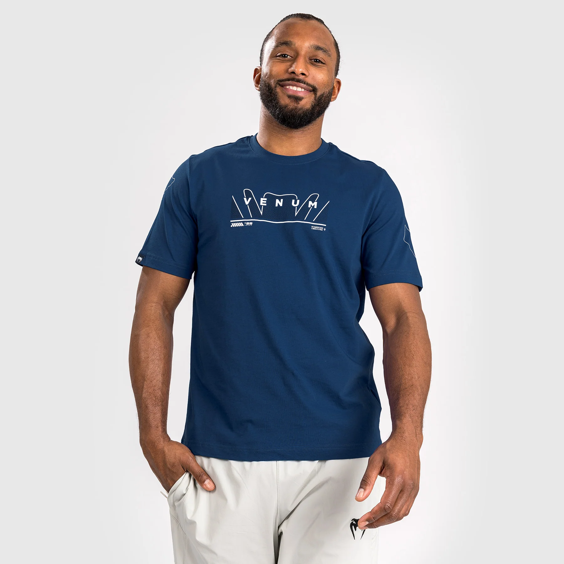 Venum Snake Print T-Shirt - Blue navy - Image 2