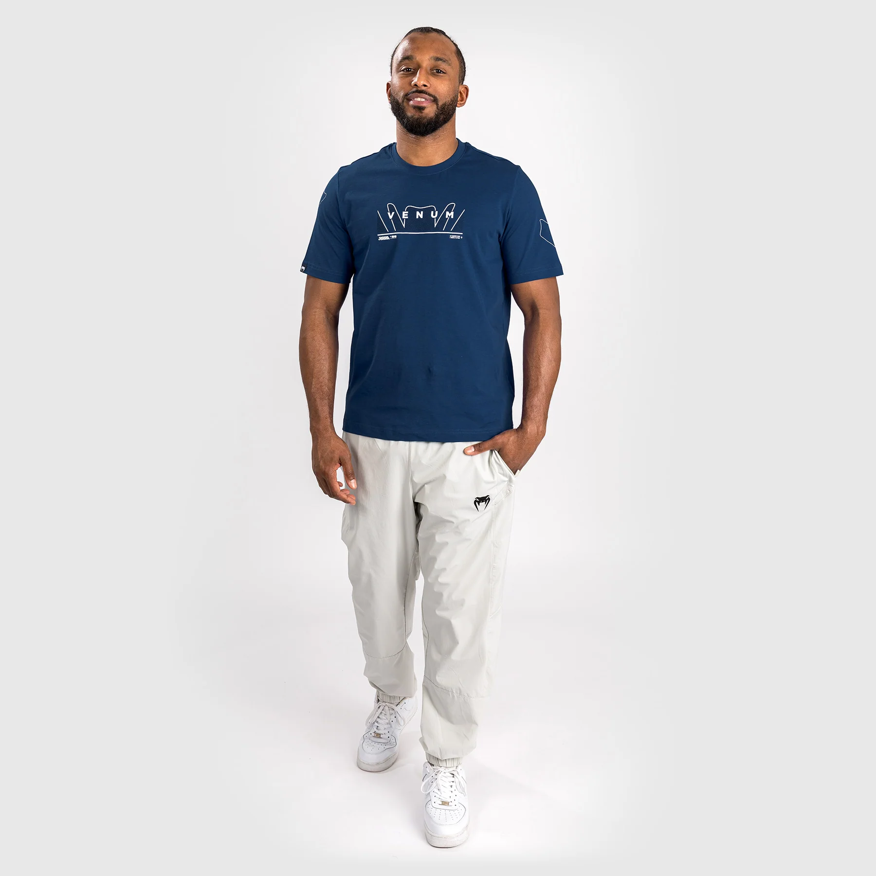 Venum Snake Print T-Shirt - Blue navy - Image 3