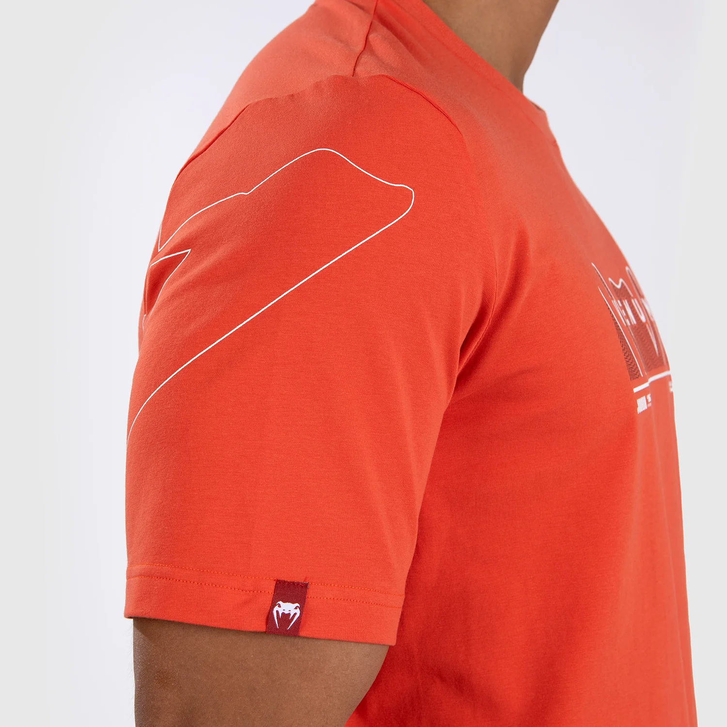 Venum Snake Print T-Shirt - Fluo Orange - Image 6