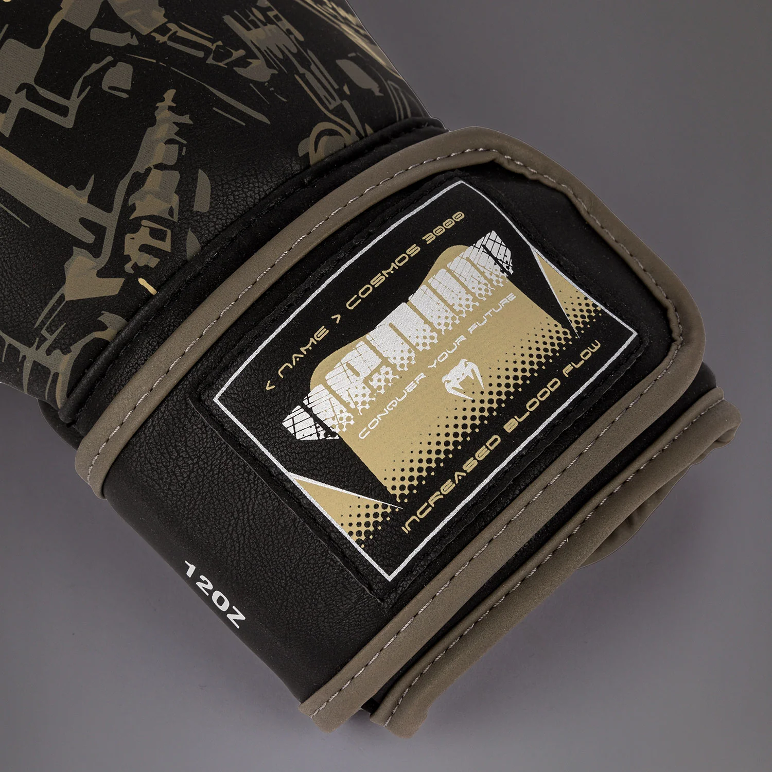 Venum Invader Boxing Gloves - Black/Sand - Image 5