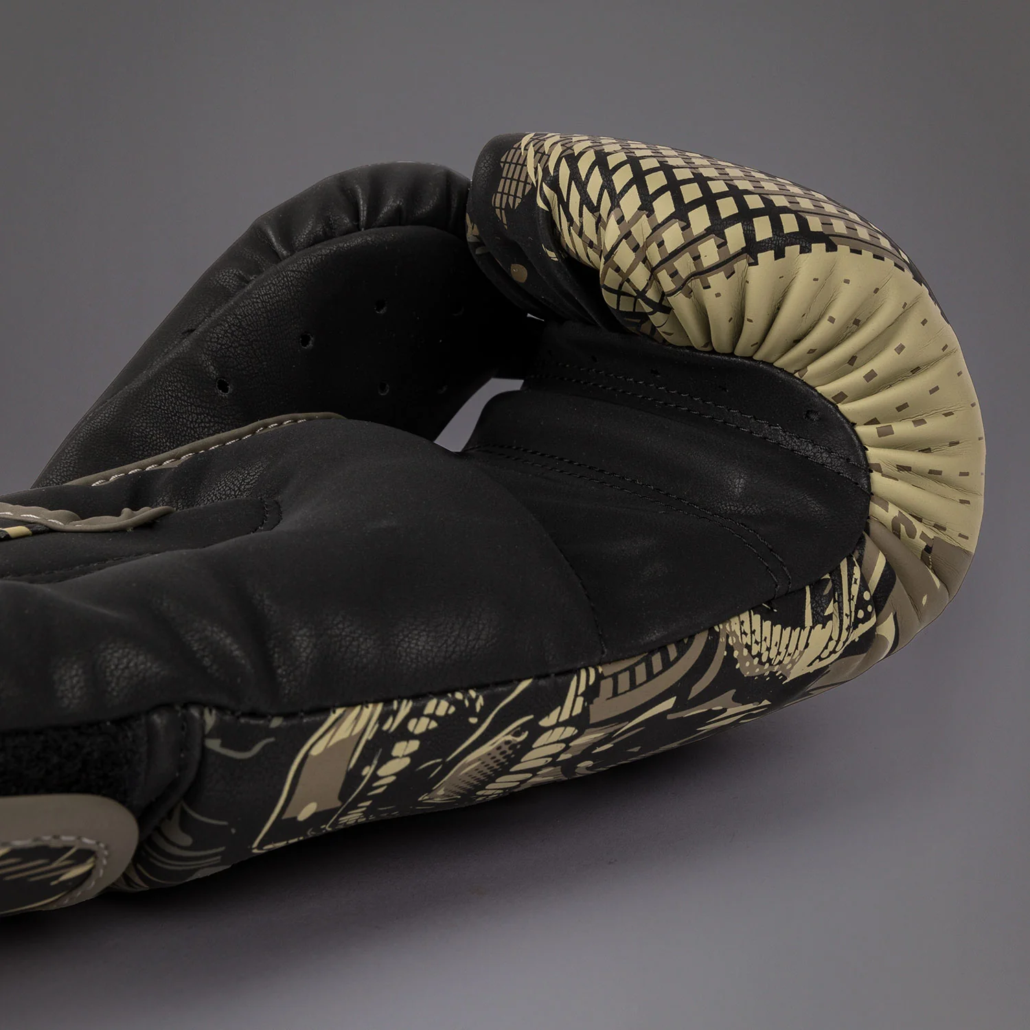 Venum Invader Boxing Gloves - Black/Sand - Image 7