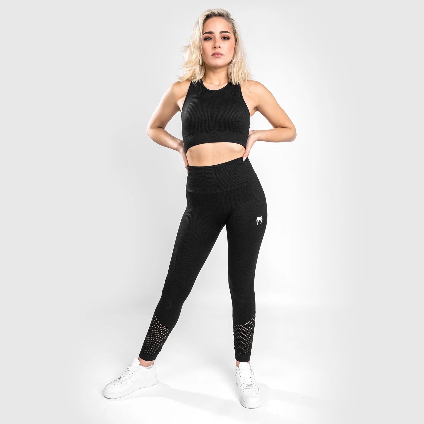 Venum Sparring Seamless 7/8 Leggings - For Women - Black - Image 3