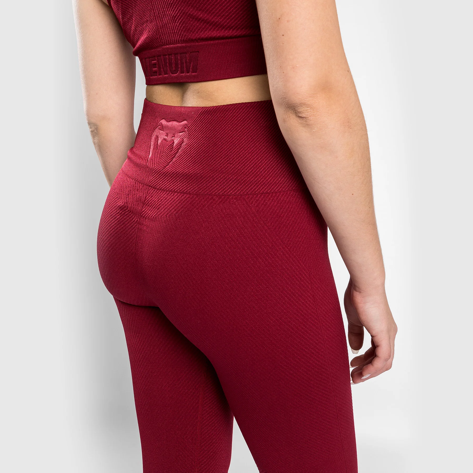 Venum Sparring Seamless 7/8 Leggings - For Women - Burgundy - Image 7