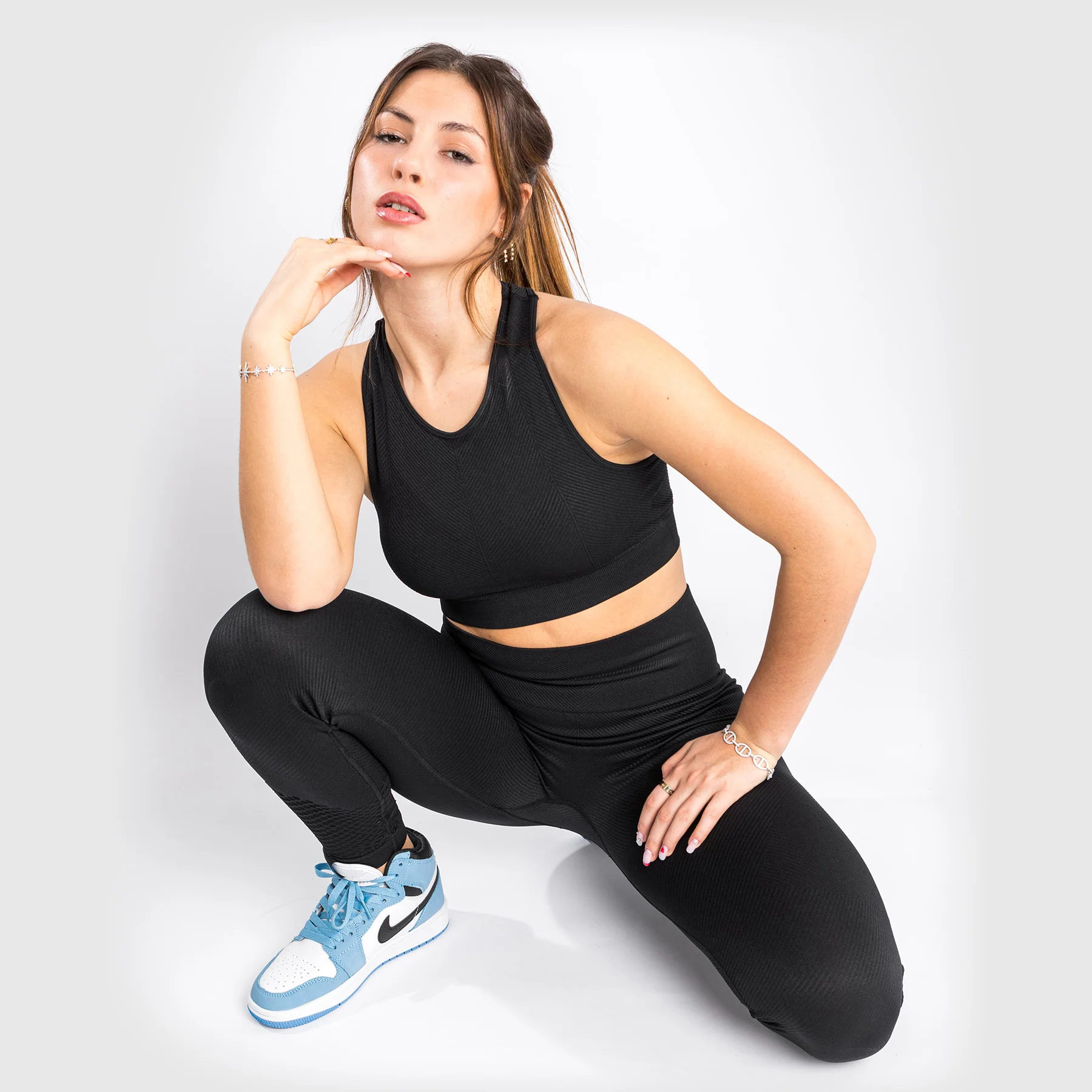Venum Sparring  Seamless Leggings - For Women - Black - Image 3