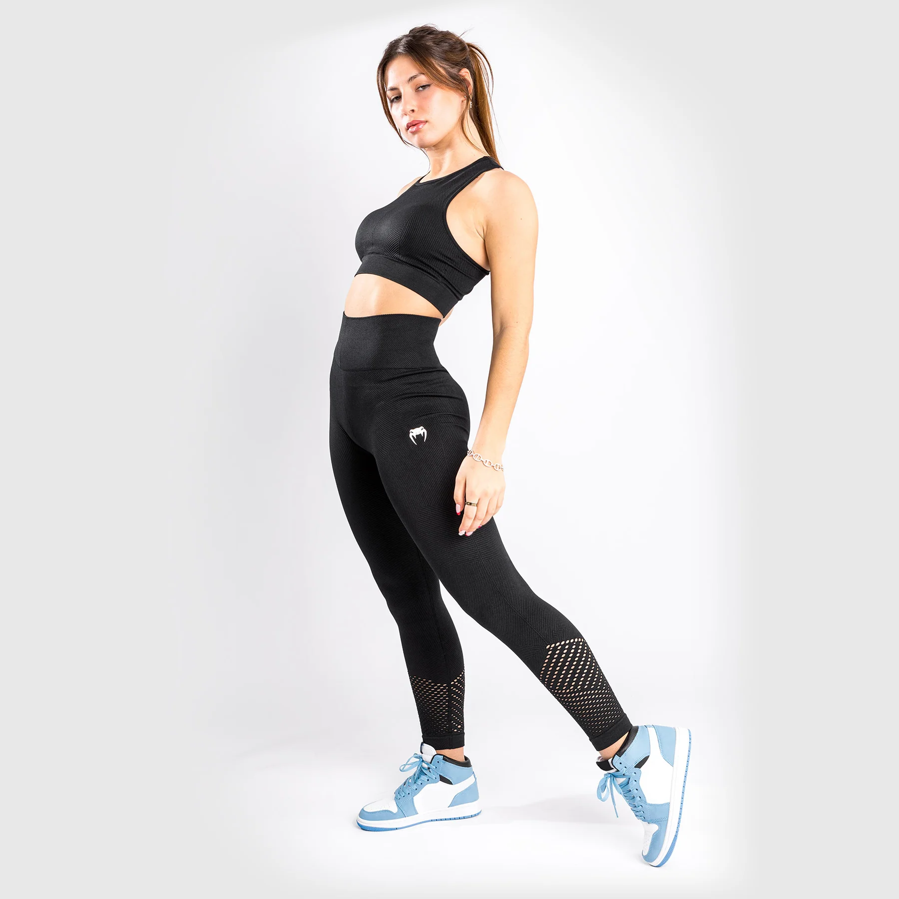 Venum Sparring  Seamless Leggings - For Women - Black - Image 6