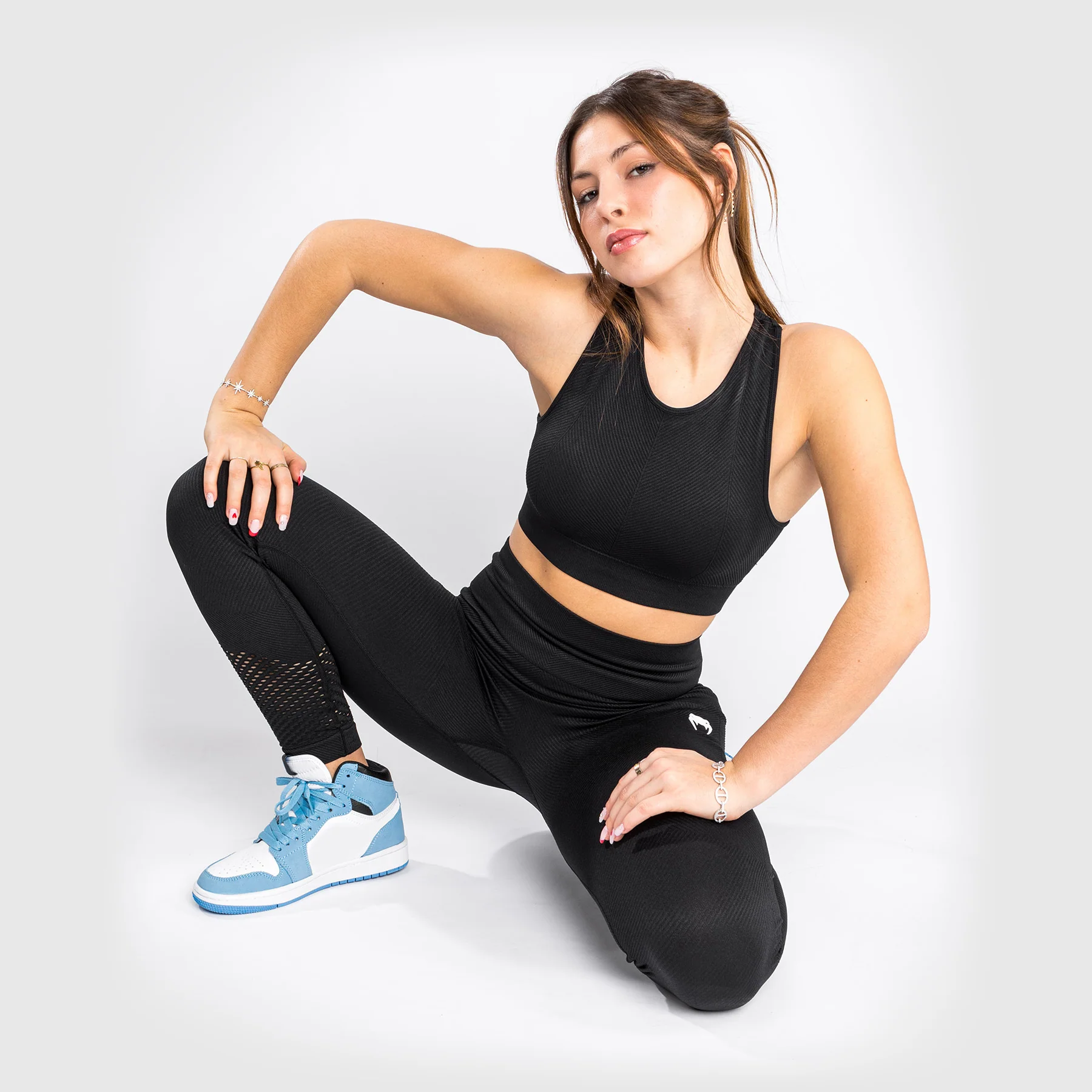 Venum Sparring  Seamless Leggings - For Women - Black - Image 7