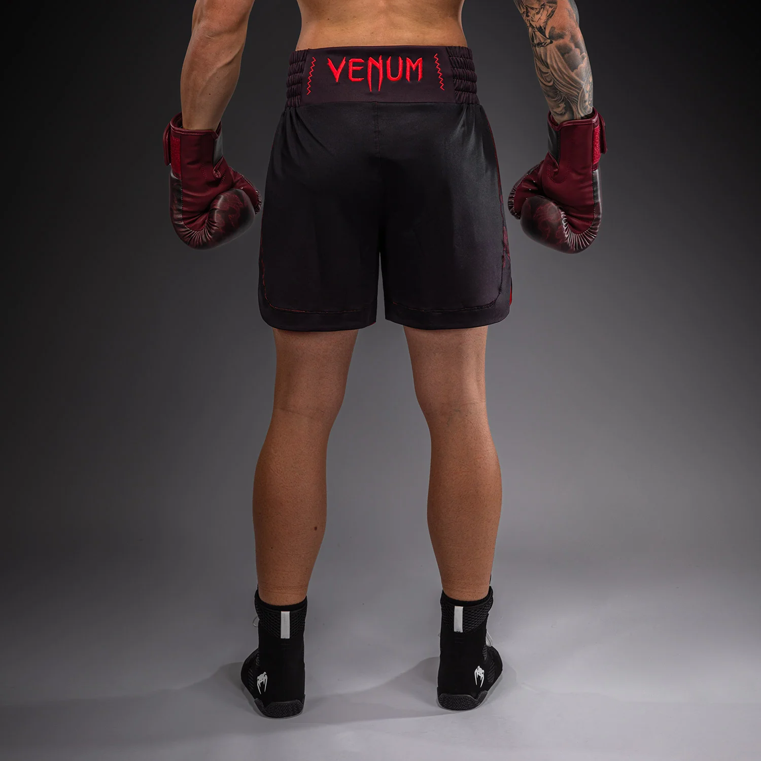 Venum Spectre Boxing Shorts - Black/Red - Image 5