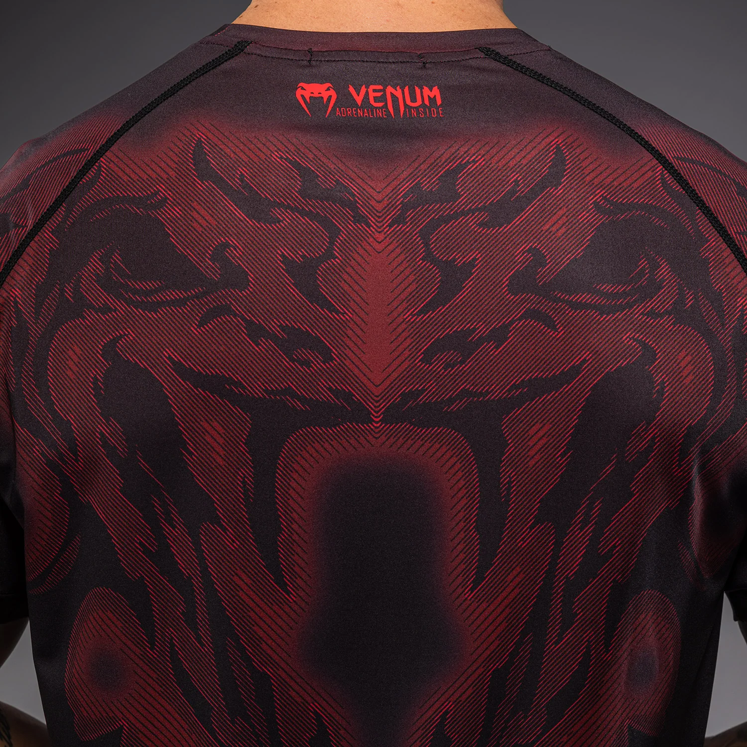 Venum Spectre Dry-Tech T-Shirt - Black/Red - Image 7
