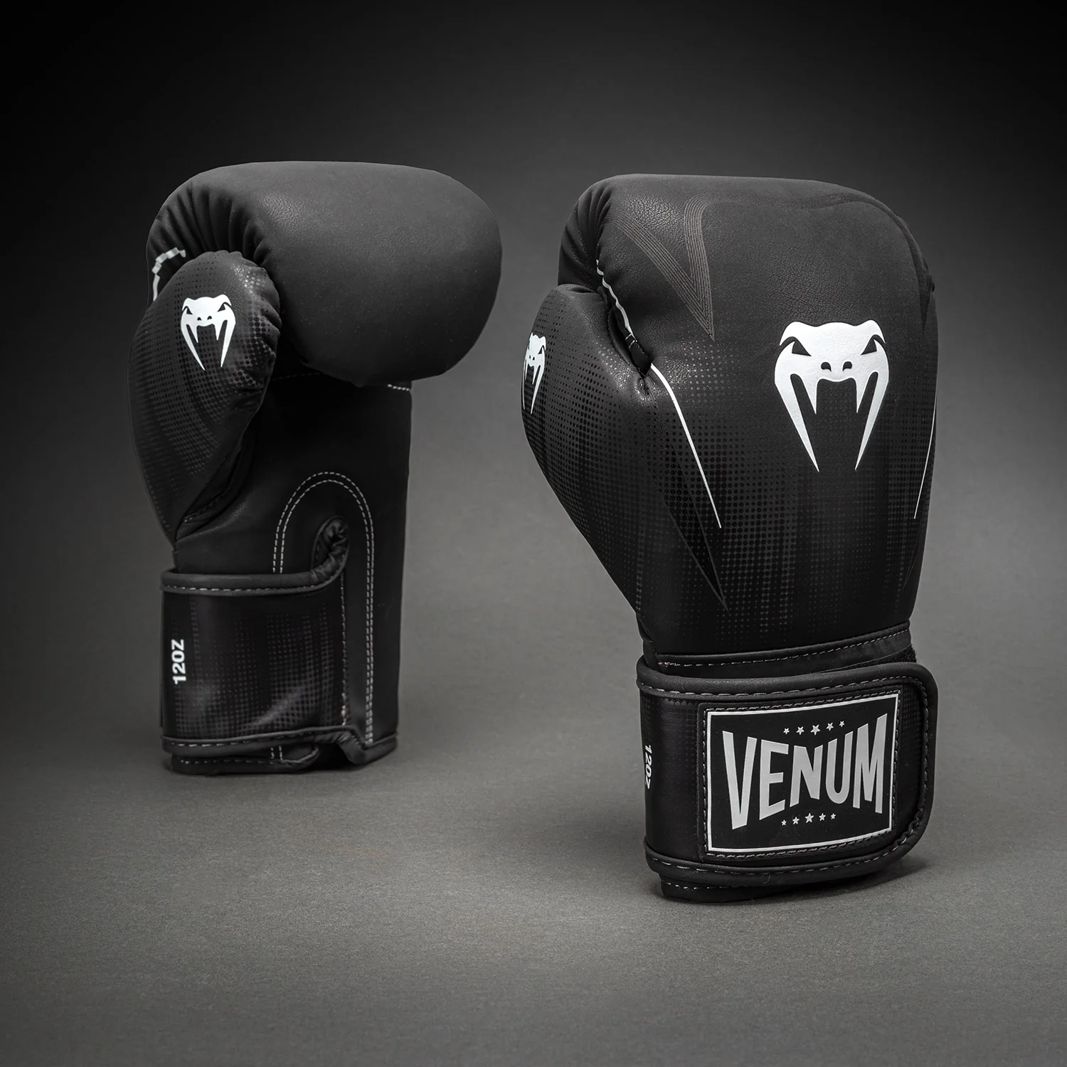 Venum Stealth Boxing Gloves - Black/White