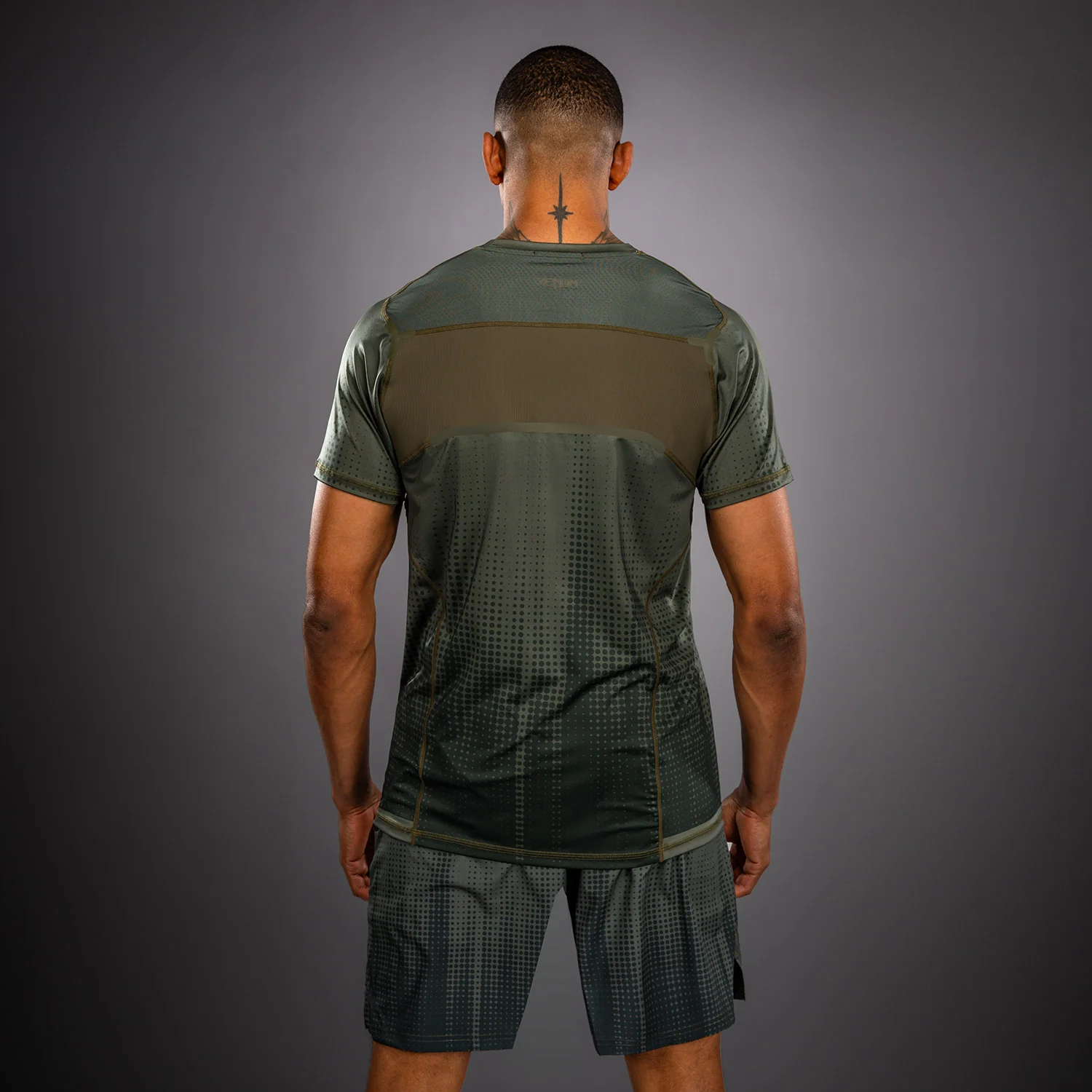 Venum Stealth Dry-Tech T-Shirt - Khaki/Dark Green - Image 4