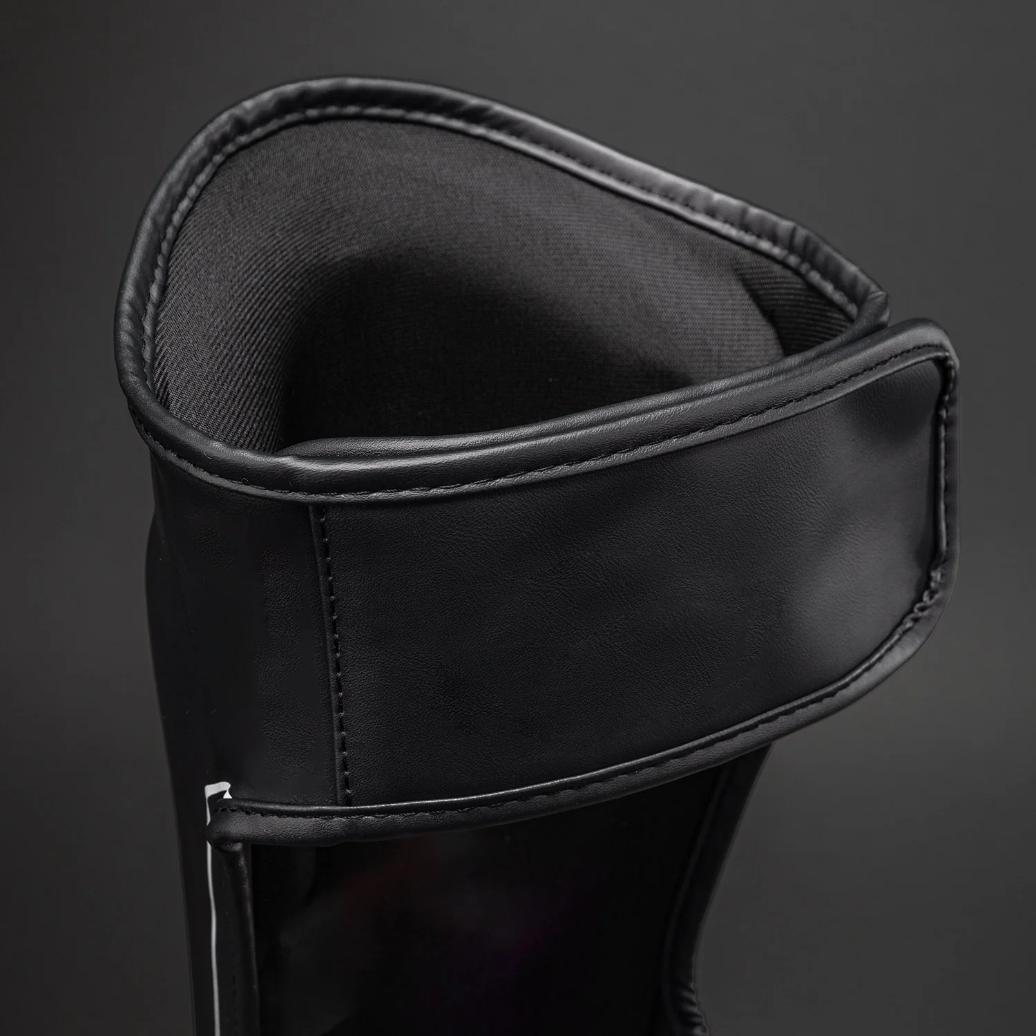 Venum Stealth Shin Guards - Black/White - Image 3