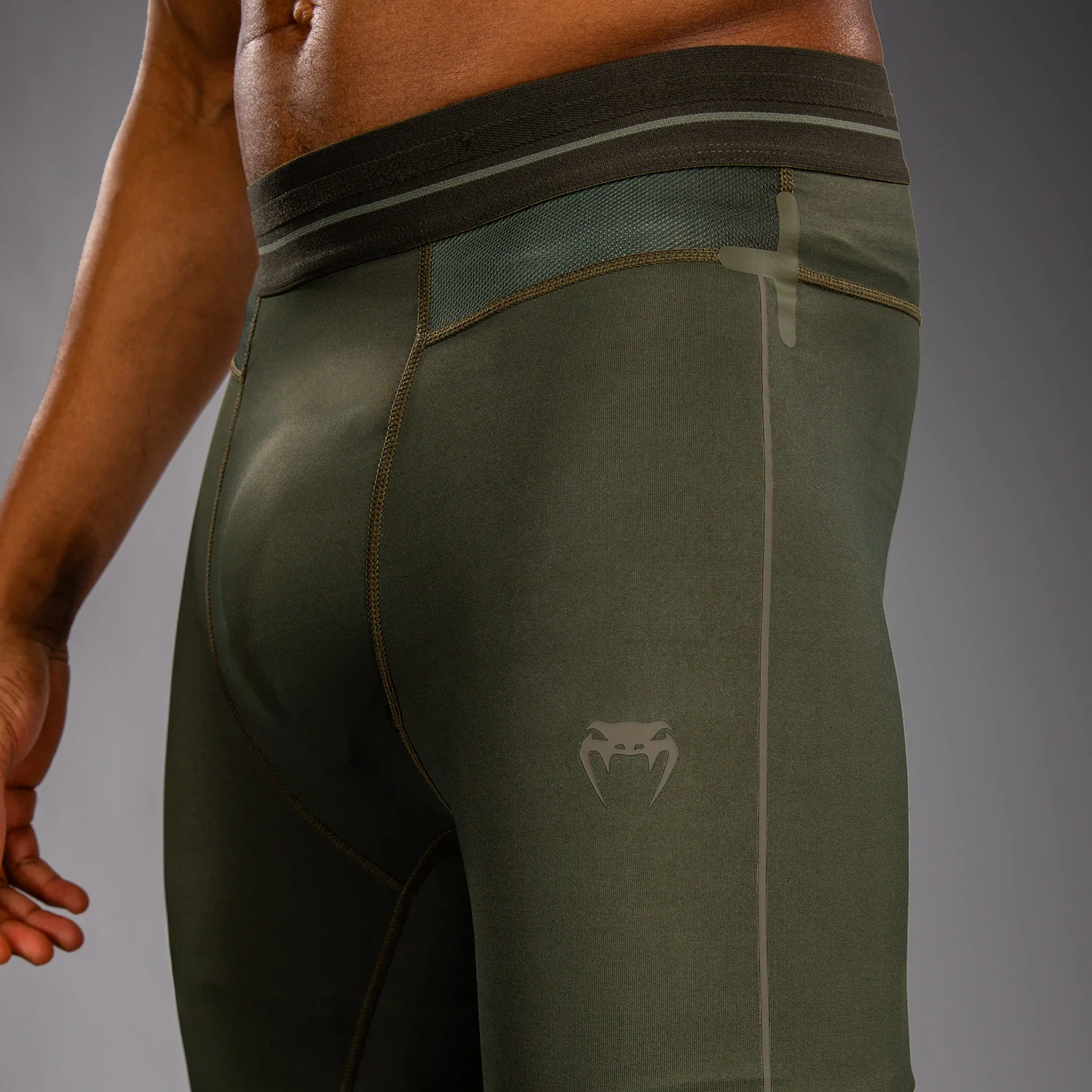 Venum Stealth Spats - Khaki/Dark Green - Image 5