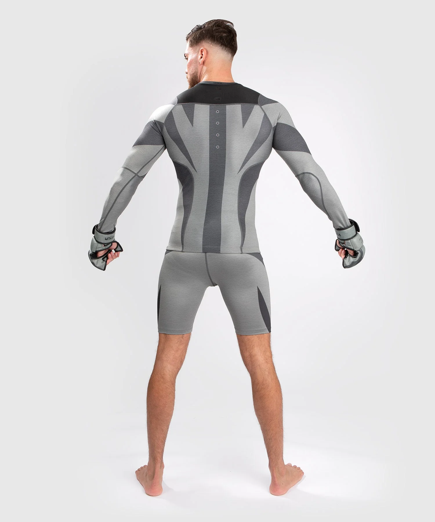 Venum Stone Rashguard - Long Sleeves  - Mineral Green - Image 5
