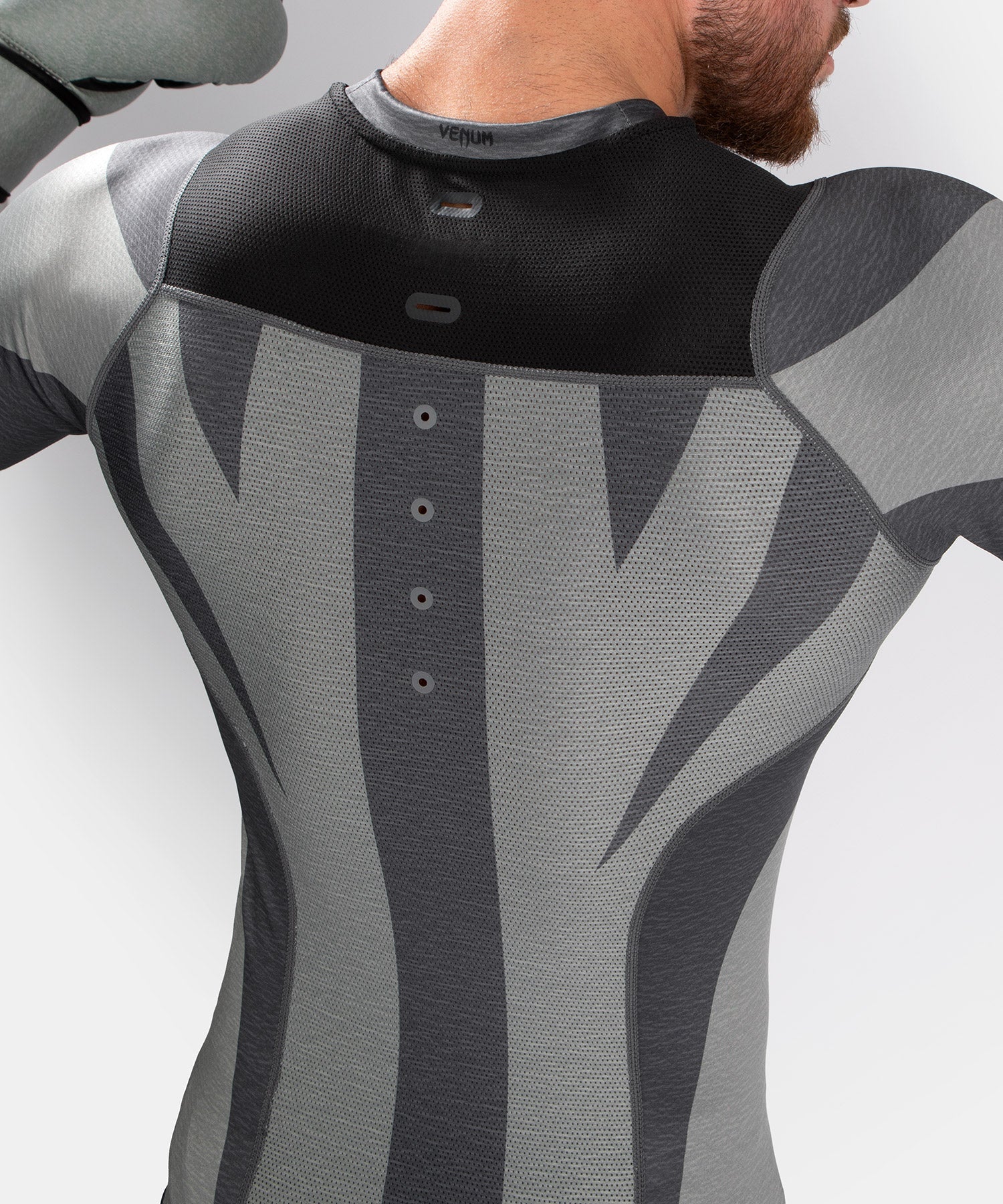 Venum Stone Rashguard - Short Sleeves  - Mineral Green - Image 6