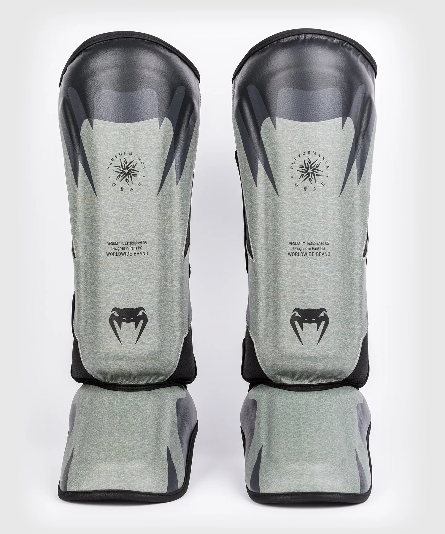Venum Stone Shinguards  - Mineral Green