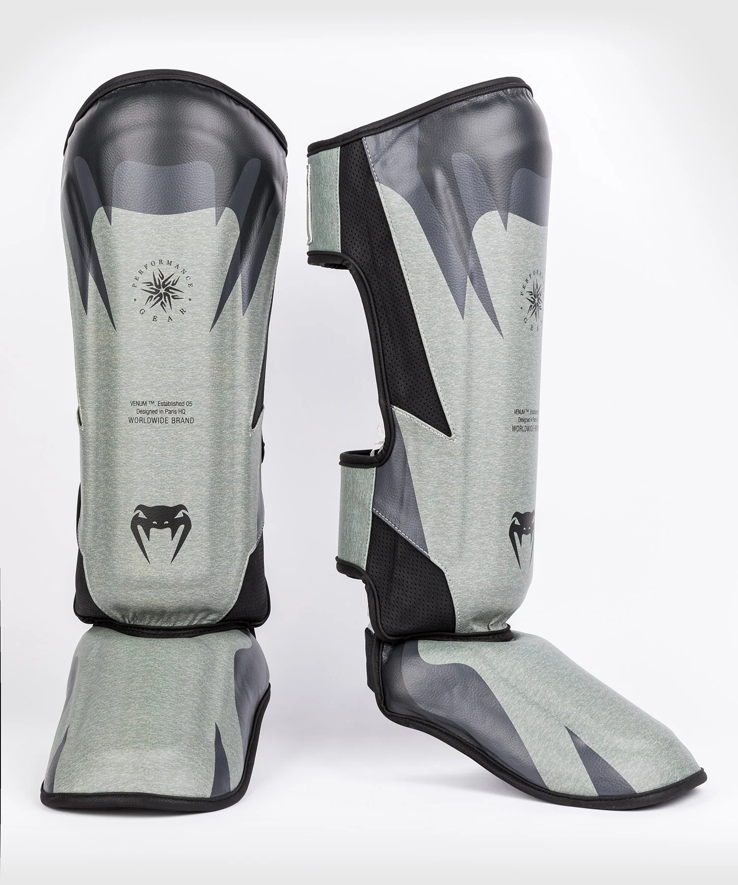 Venum Stone Shinguards  - Mineral Green - Image 2