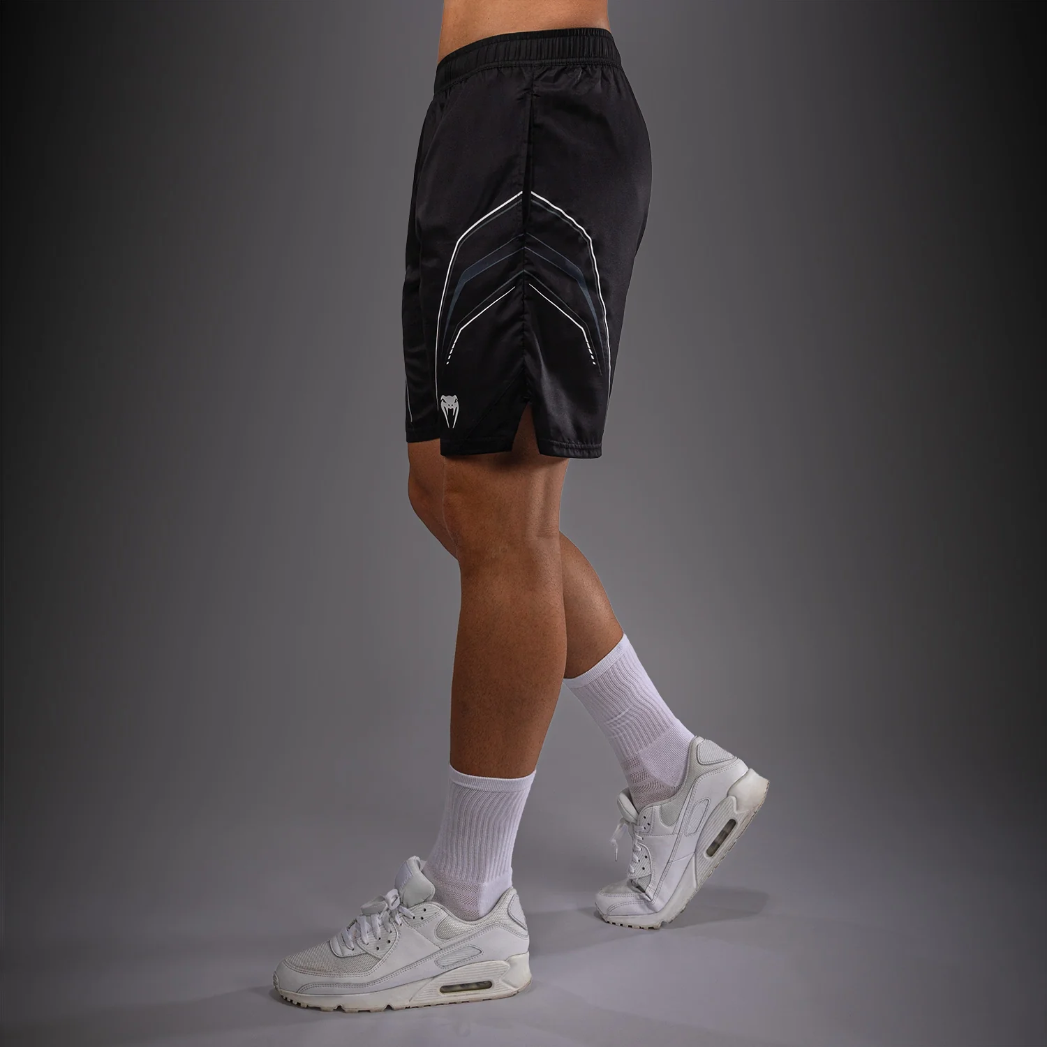 Venum Streamline Dry-Tech T-Shirt - Black/White - Image 3