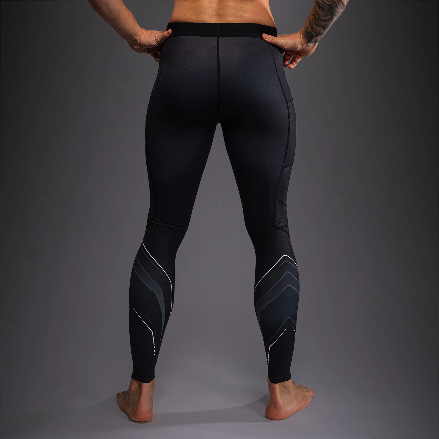 Venum Streamline Spats - Black/White - Image 5