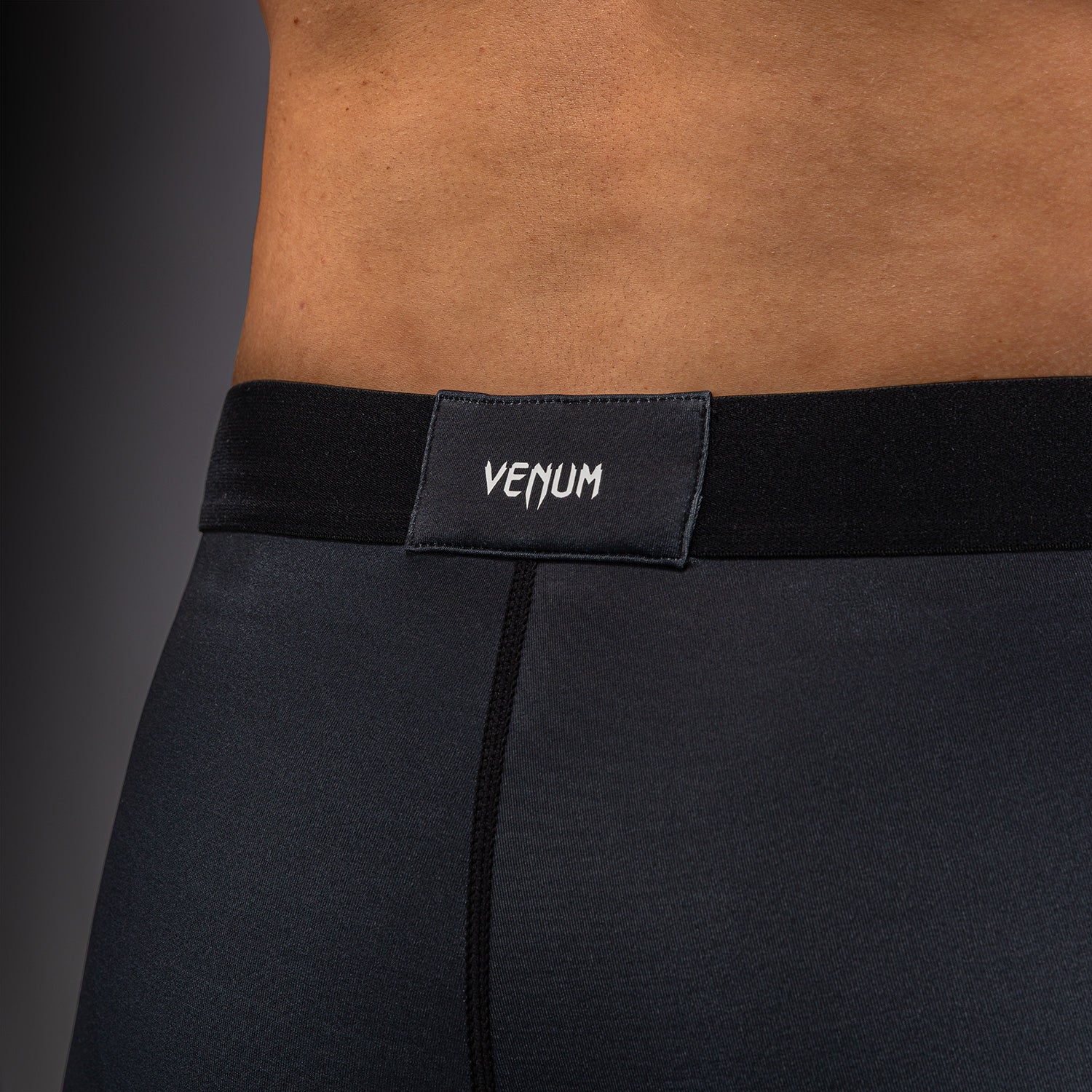 Venum Streamline Vale Tudo Shorts - Black/White - Image 5