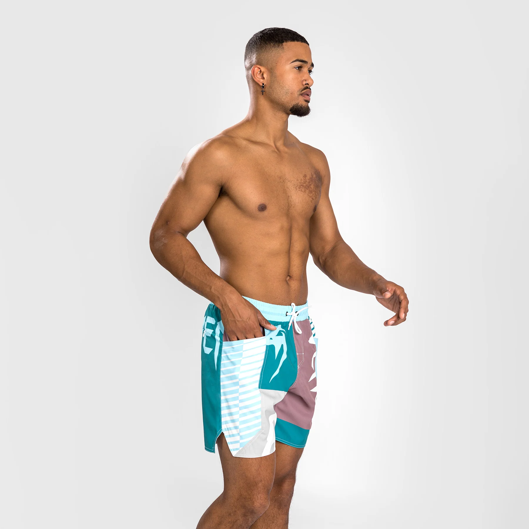 Venum Summer 88 Boardshort - Clearwater/Mozaic Blue - Image 4