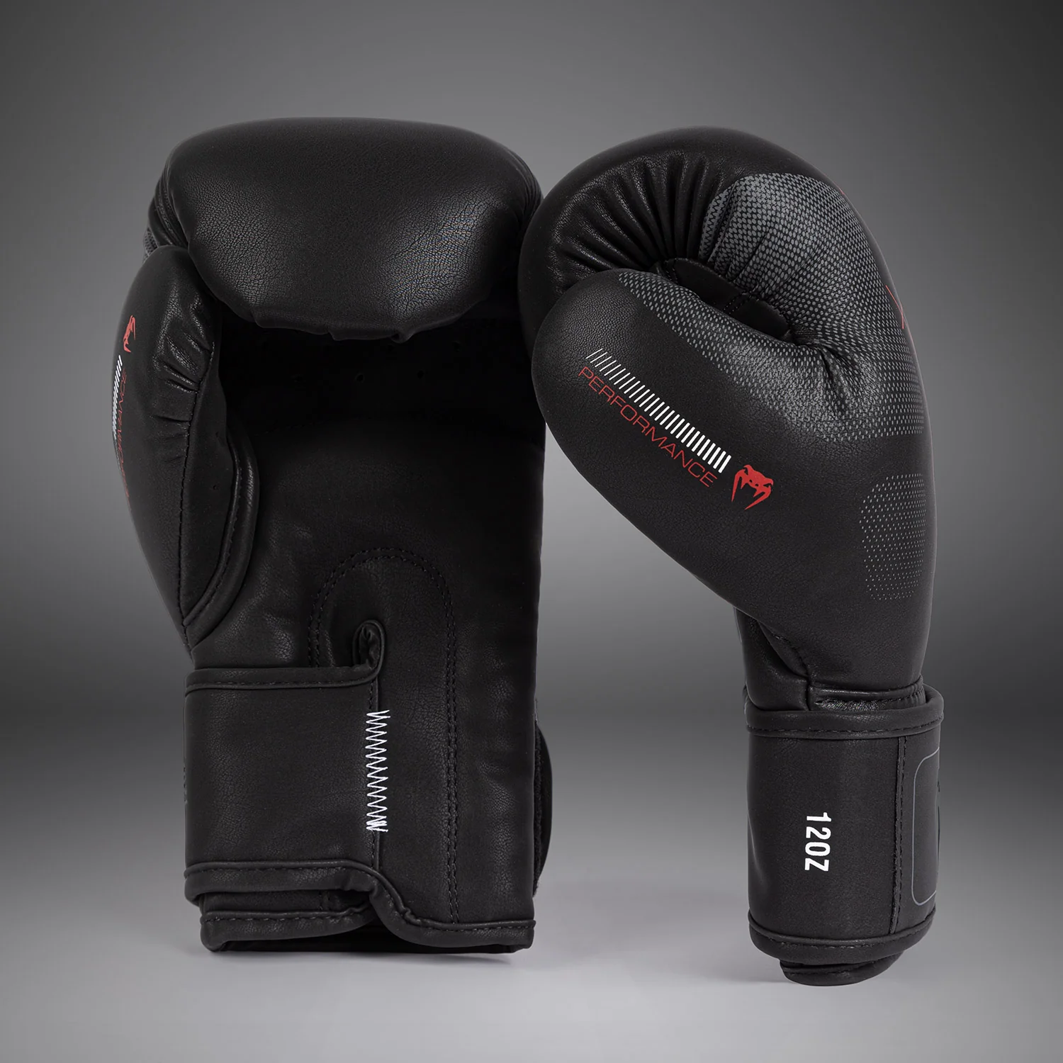 Venum Tactical XT Boxing Gloves - Black/Fire Red - Image 2