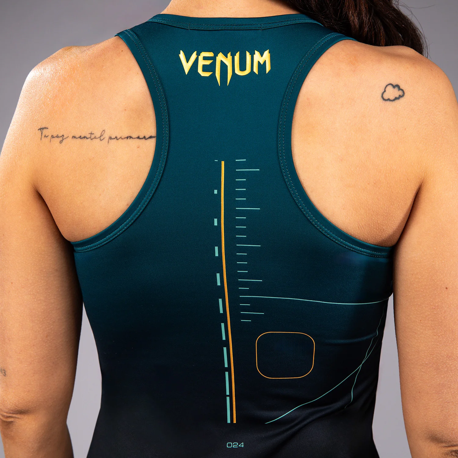 Venum Tactical XT Dry tech Tank Top- Black/Forest Green - Image 7