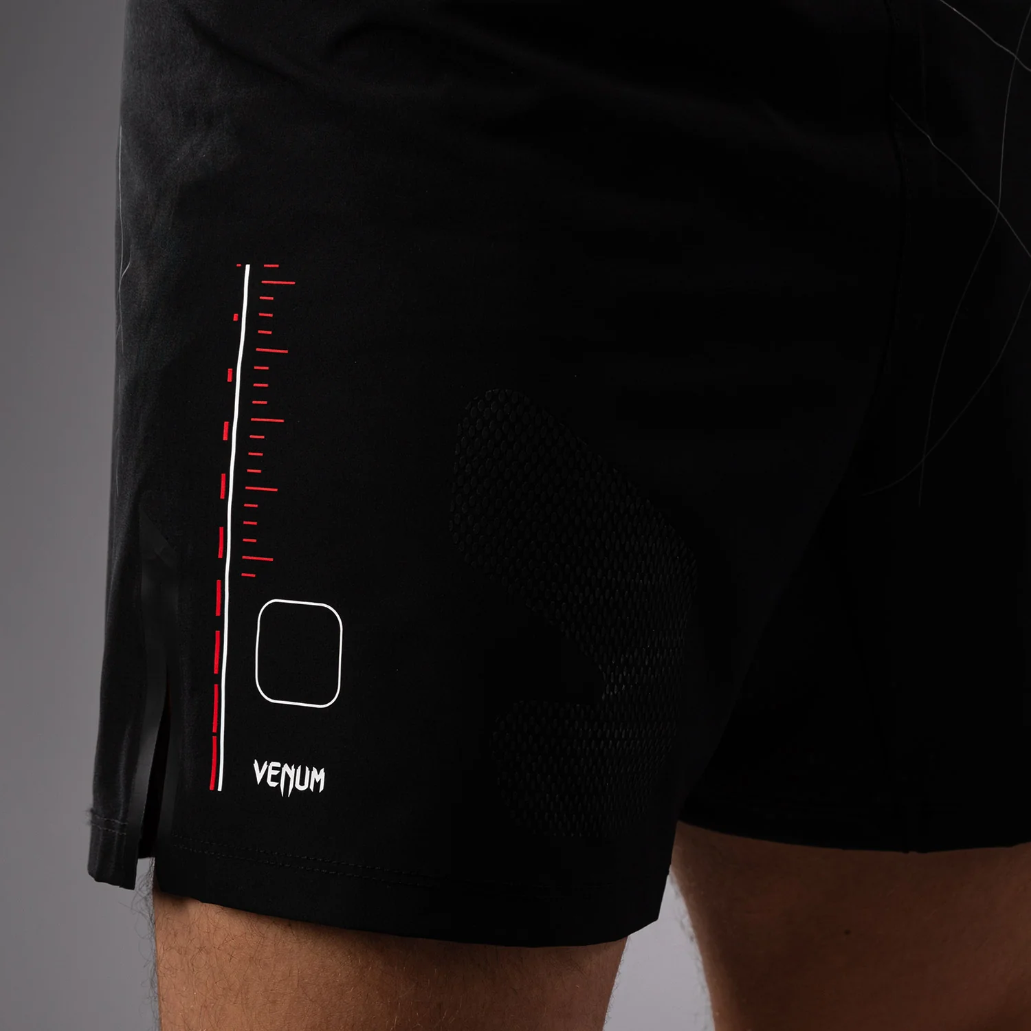 Venum Tactical XT Fightshorts - Black/Fire Red - Image 7