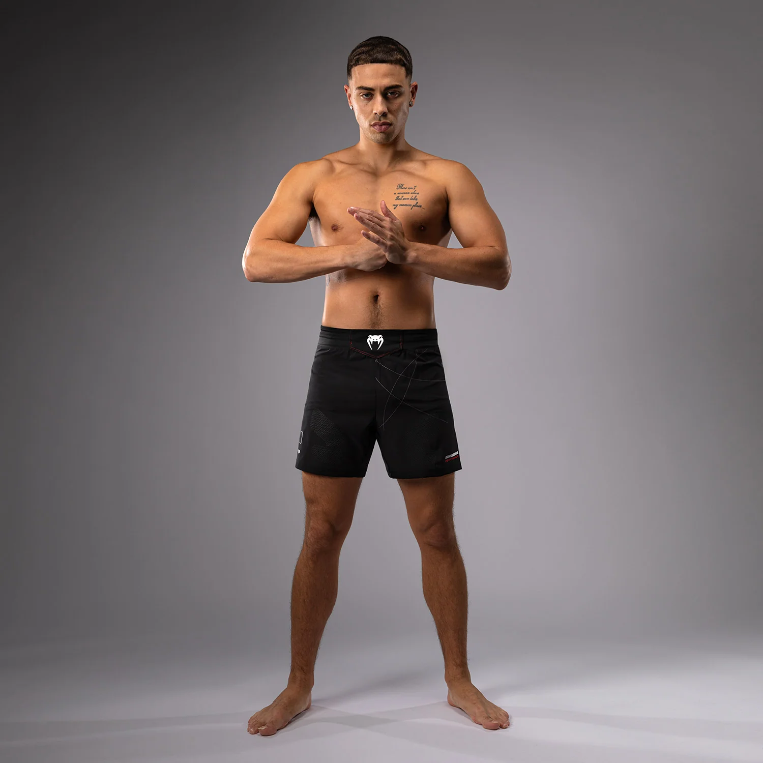 Venum Tactical XT Fightshorts - Black/Fire Red - Image 8