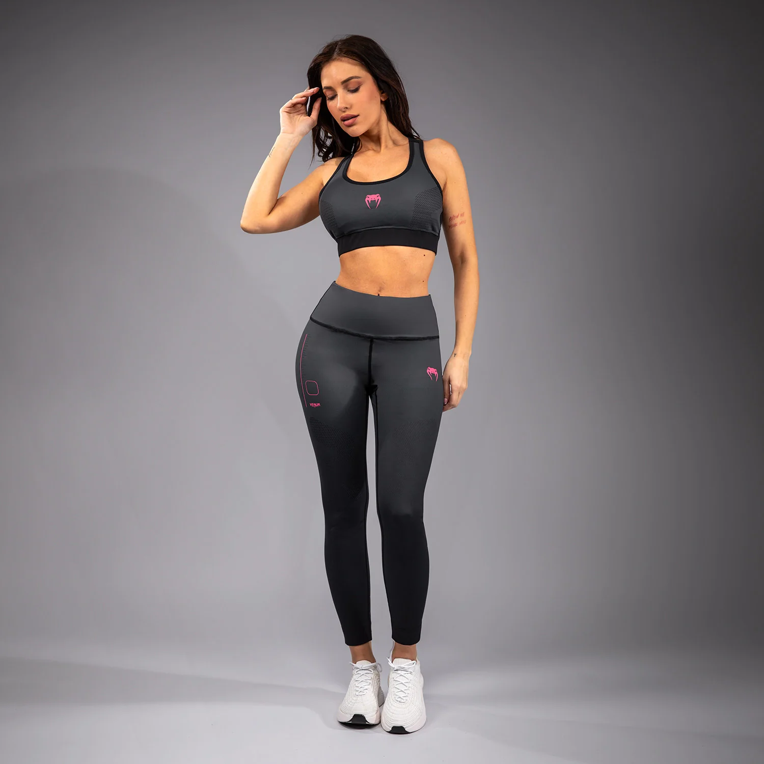 Venum Tactical XT Leggings - Black/Storm Grey - Image 2