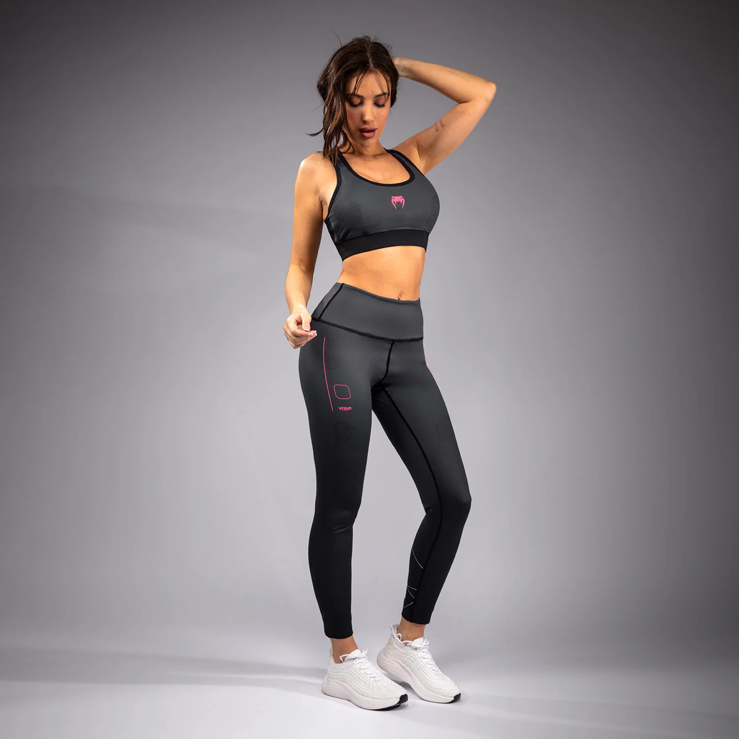 Venum Tactical XT Leggings - Black/Storm Grey - Image 4