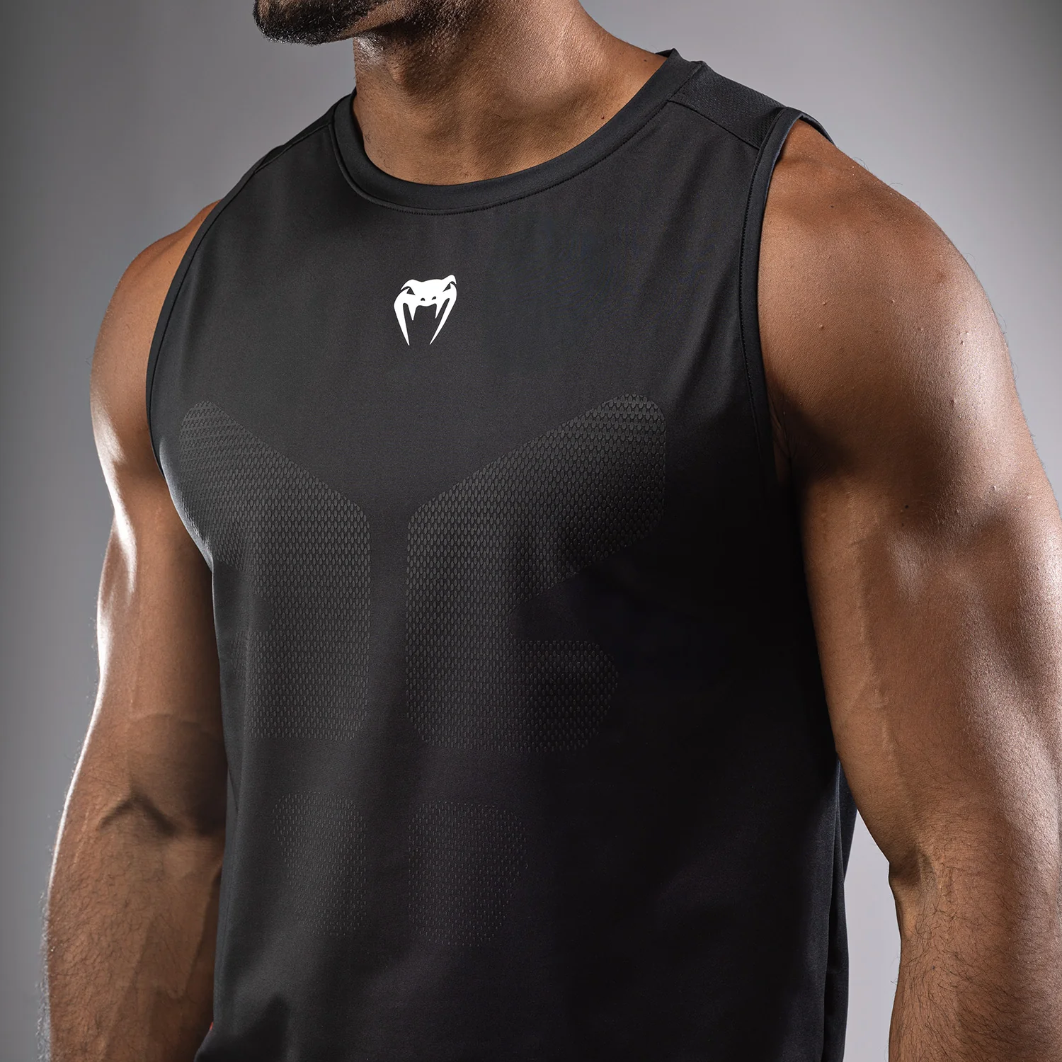 Venum Tactical XT Men's Dry-Tech Tank Top - Black/Fire Red - Image 7