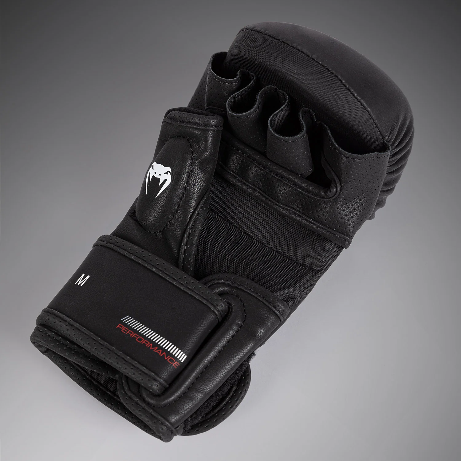 Venum Tactical XT Sparring Gloves - Black/Fire Red - Image 5
