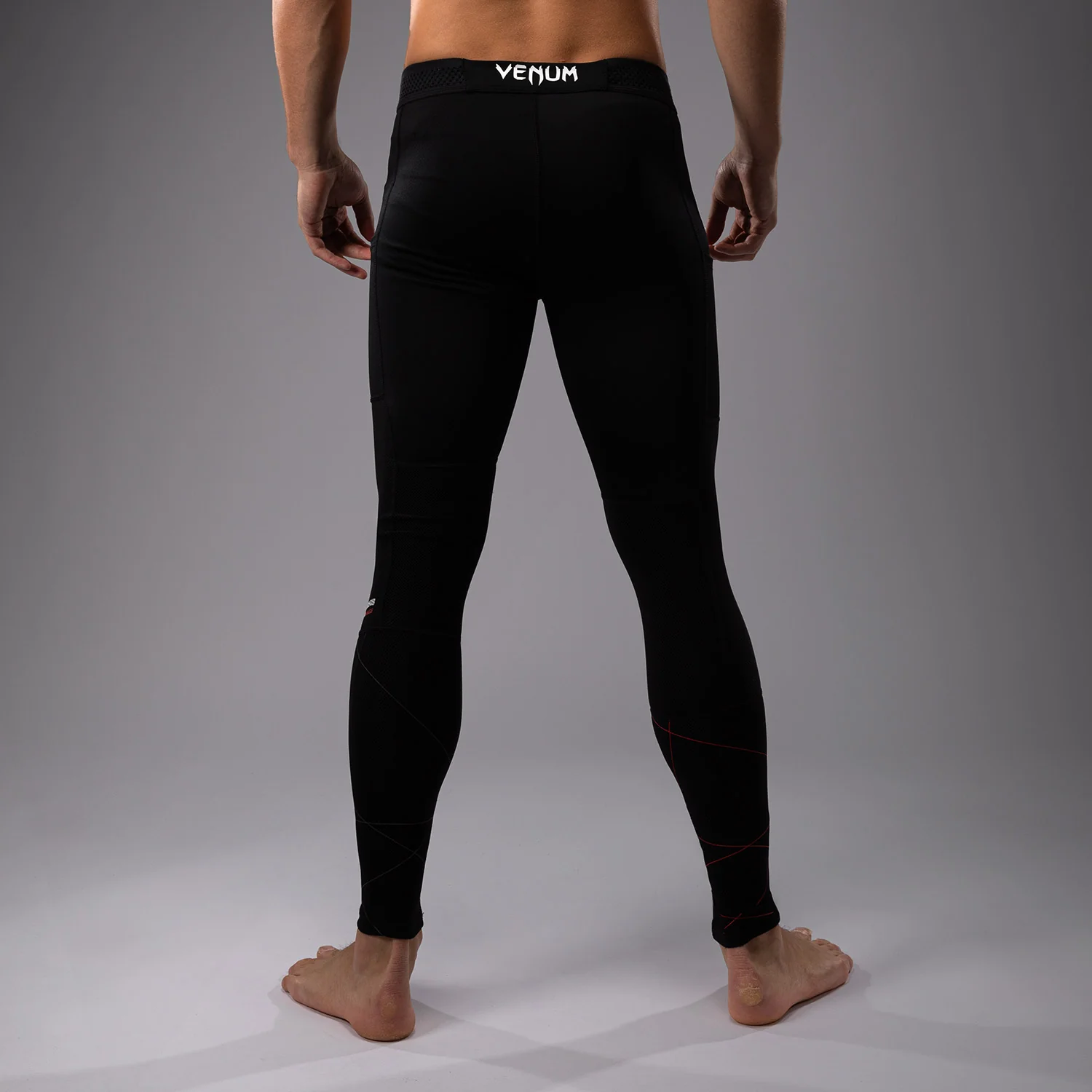 Venum Tactical XT Spats - Black/Fire Red - Image 5