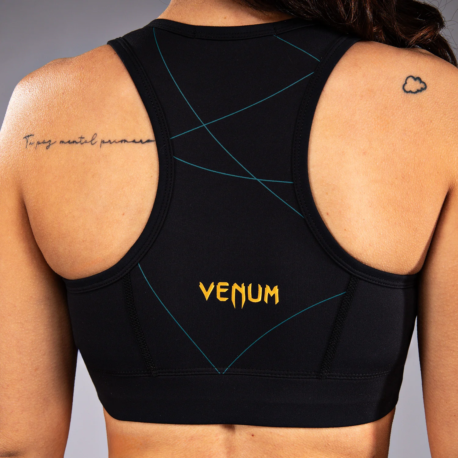Venum Tactical XT Sports bra - Black/Forest Green - Image 6
