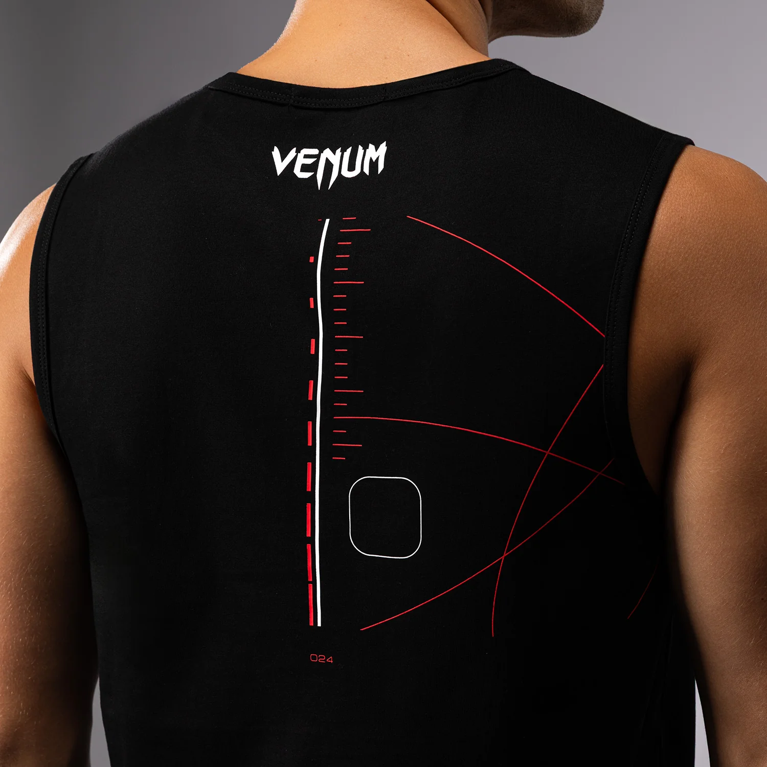 Venum Tactical XT Tank Top - Black/Fire Red - Image 10