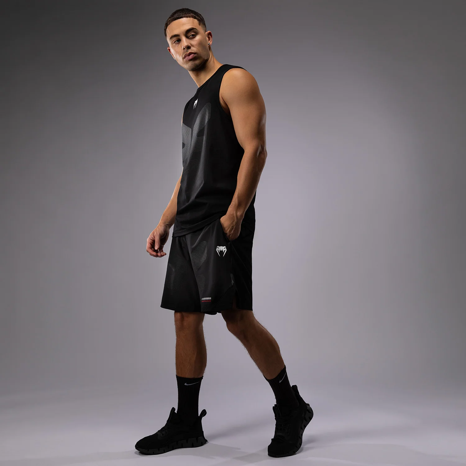 Venum Tactical XT Tank Top - Black/Fire Red - Image 3