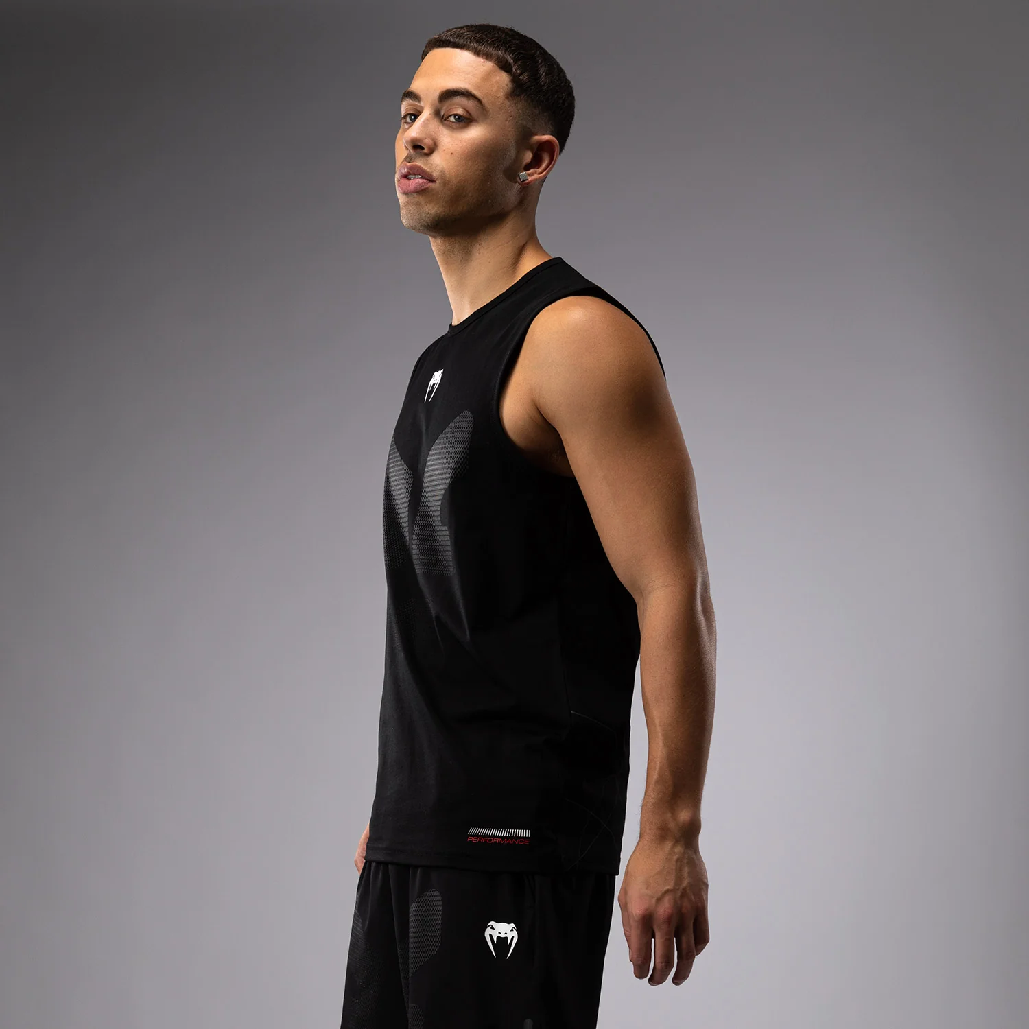 Venum Tactical XT Tank Top - Black/Fire Red - Image 4