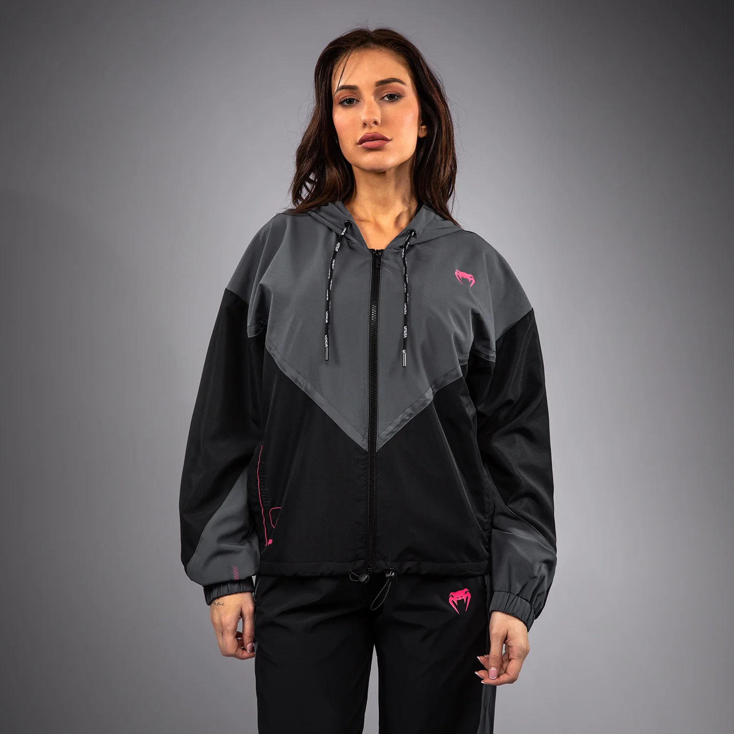 Venum Tactical XT Track Jacket - Black/Storm Grey - Image 6