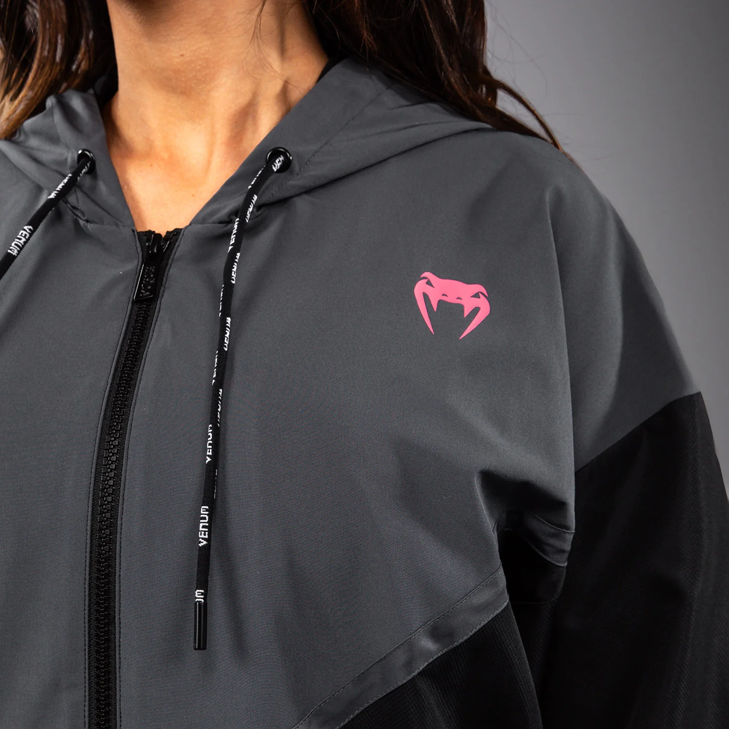 Venum Tactical XT Track Jacket - Black/Storm Grey - Image 7